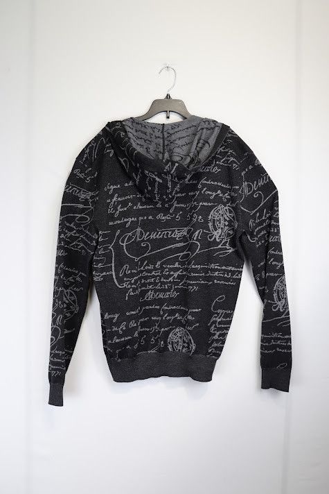 Berluti o1rshd1 Scritto Zip Up Hoodie in Noir Size US L / EU 52-54 / 3 - 9 Thumbnail