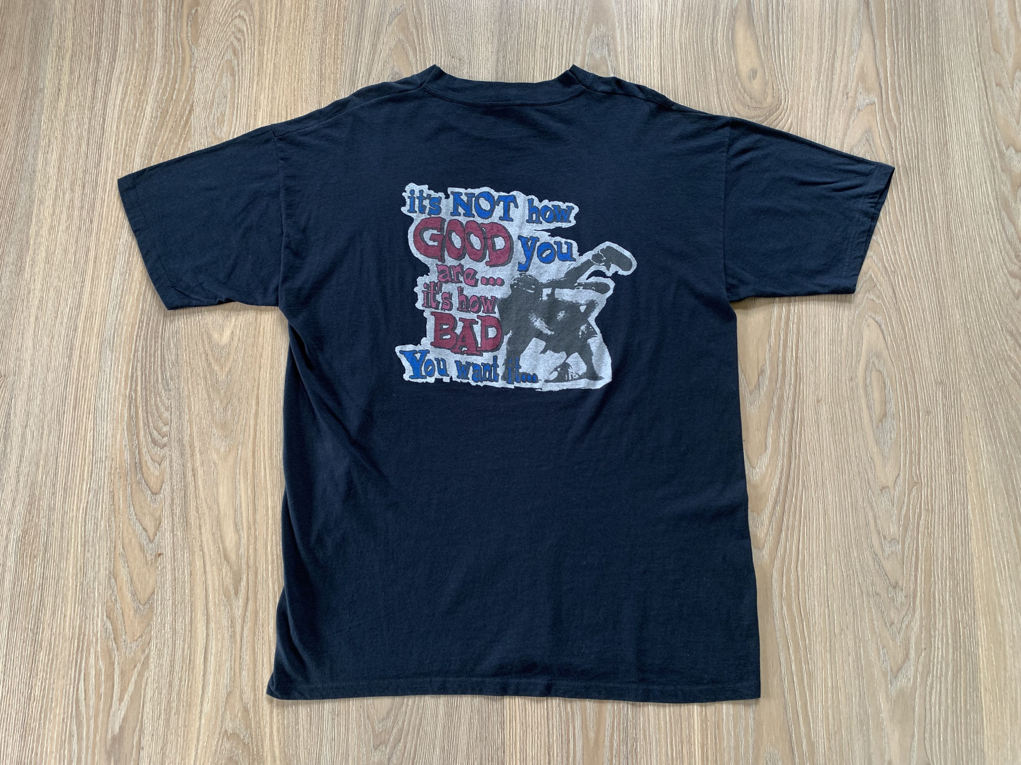Vintage × WWE × WWF Rare Wrestling It's Not How Good You Are T-Shirt Size US XXL / EU 58 / 5 - 3 Thumbnail