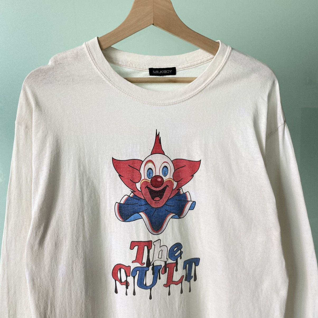 Japanese Brand Milk Boy The Cult Japanese Brand L/S Tshirt Size US L / EU 52-54 / 3 - 3 Thumbnail