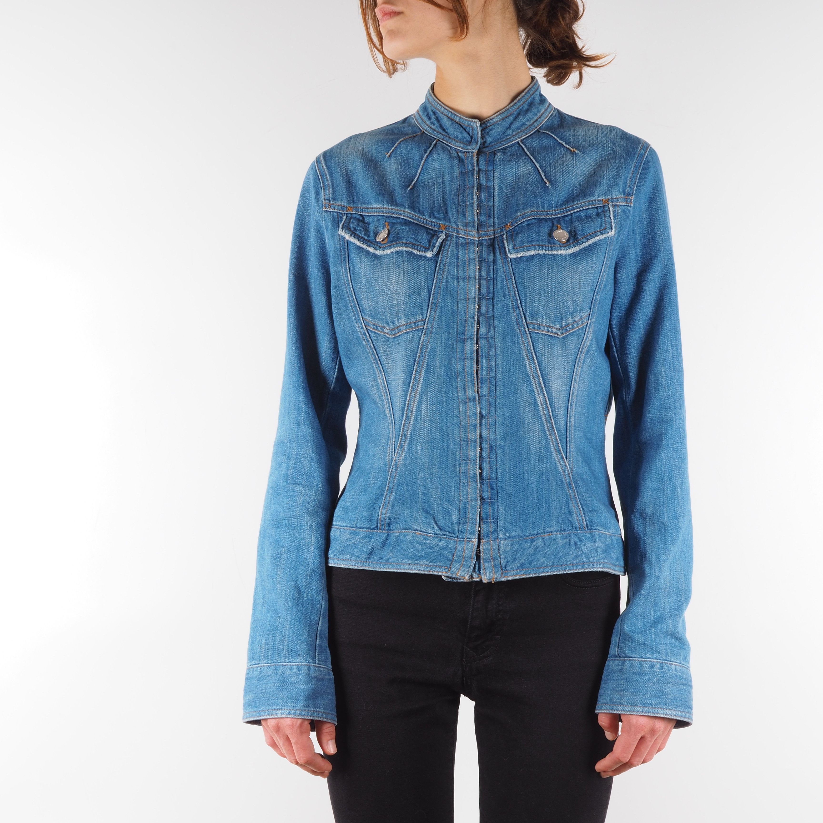 Dolce & Gabbana × Vintage Dolce&Gabbana Vintage Blue Denim Jean Jacket Size M / US 6-8 / IT 42-44 - 1 Thumbnail
