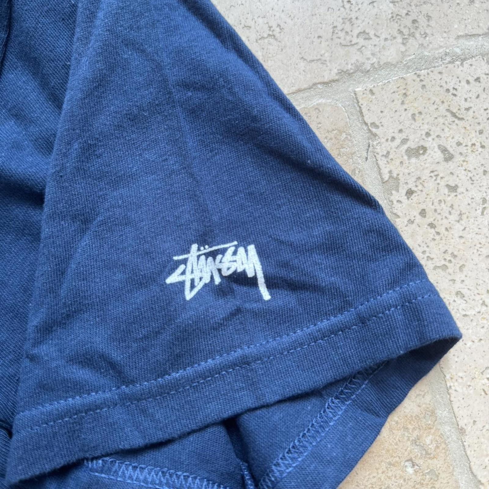 Stussy Stussy navy blue tee Size US S / EU 44-46 / 1 - 3 Thumbnail