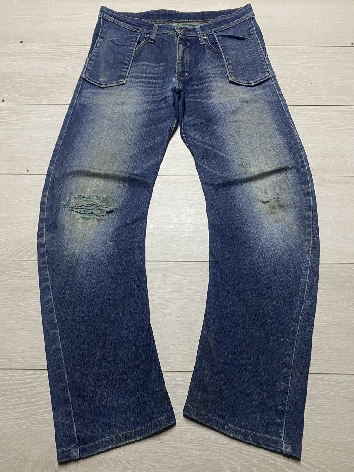 Edwin Vintage Edwin 503 E Function Twist Leg Curve Slim Jeans Size US 32 / EU 48 - 1 Thumbnail