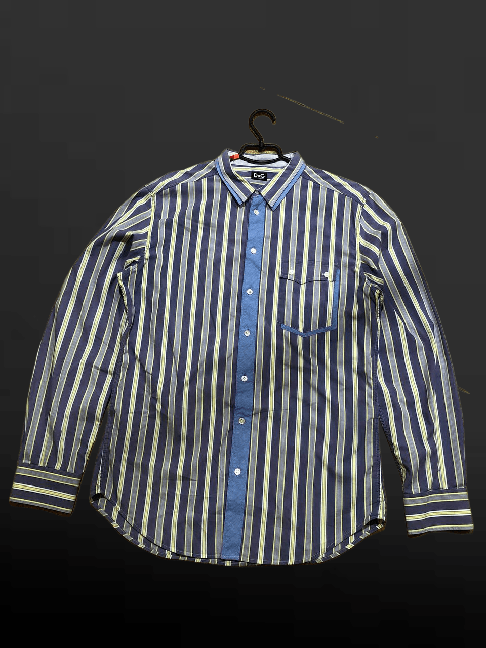 Dolce & Gabbana D&G Dolce & Gabbana Shirt Striped Made In Italy Button Up Size US L / EU 52-54 / 3 - 1 Thumbnail