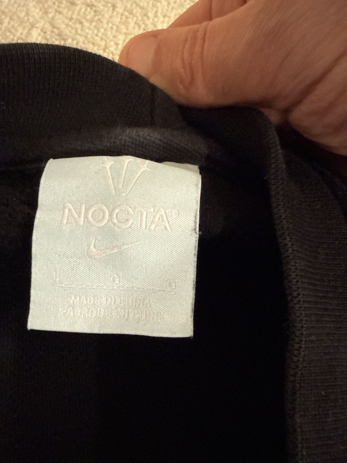 NOCTA Nocta X Defective Garments Crewneck (Black) Size US L / EU 52-54 / 3 - 4 Thumbnail