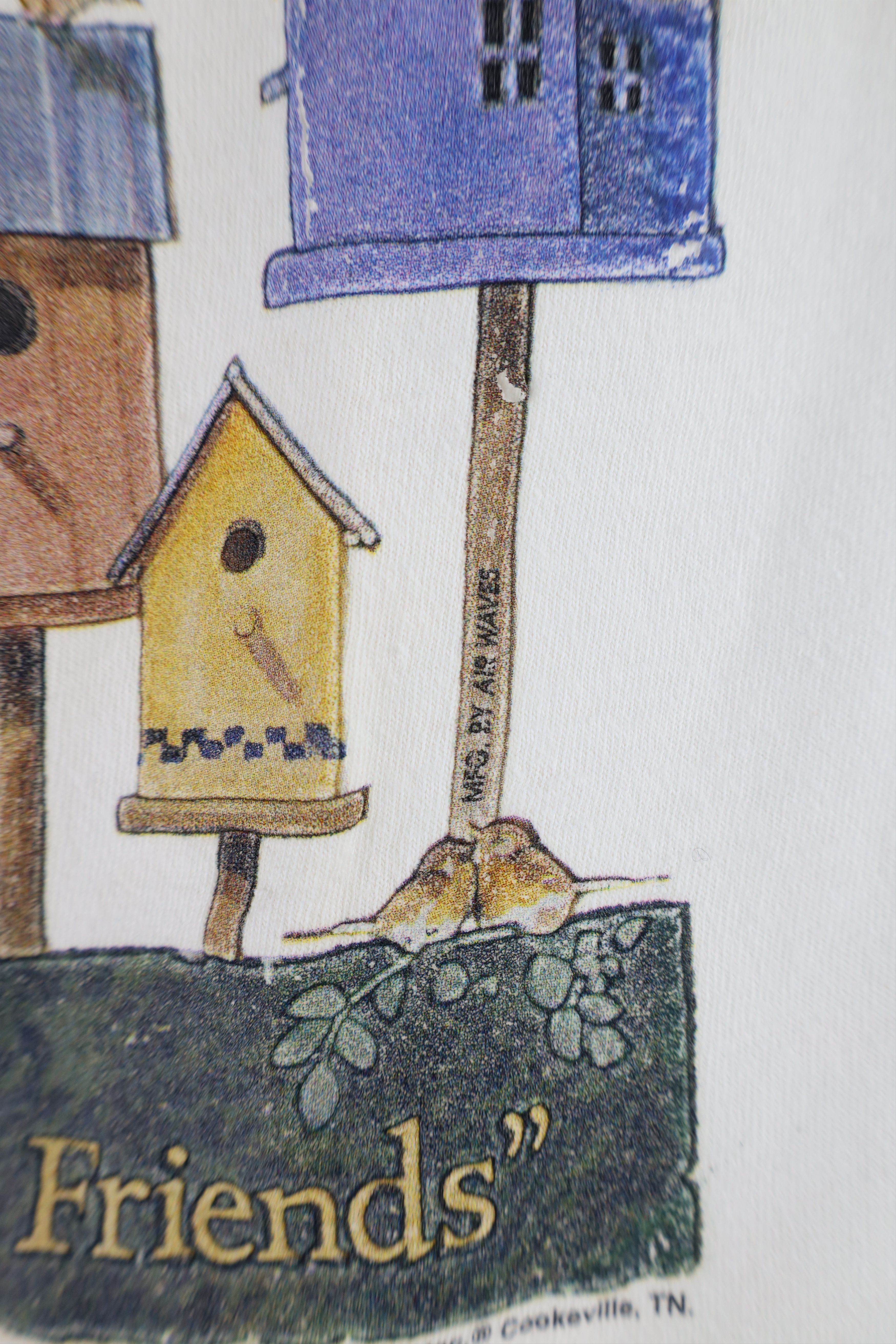 Vintage Vintage 90s Streetwear Bird Birdhouse Neighbors T-Shirt Size M / US 6-8 / IT 42-44 - 7 Thumbnail