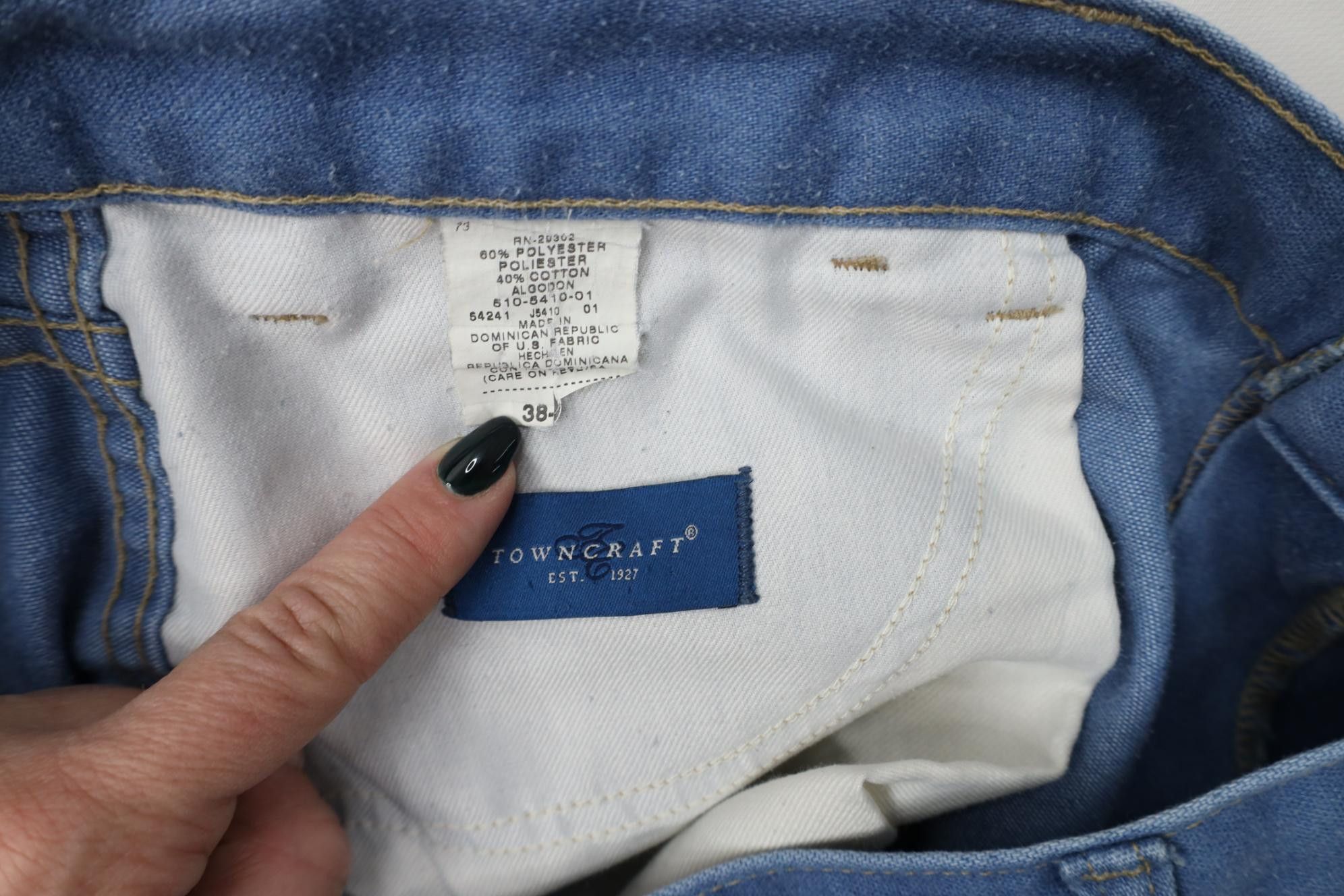 Vintage Vintage 90s Streetwear Flared Wide Leg Denim Jeans Blue Size US 38 / EU 54 - 10 Thumbnail