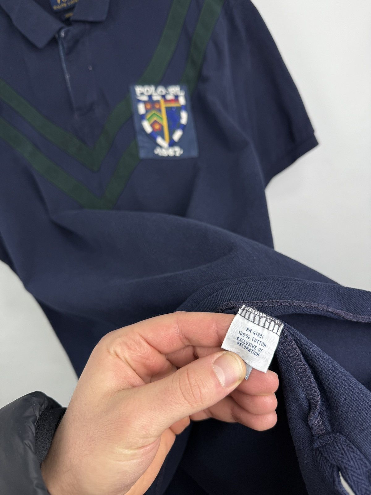 Polo Ralph Lauren 🇬🇧🏉 Polo Ralph Lauren 1967 Rugby Custom Fit Polo Chief Keef Size US XL / EU 56 / 4 - 8 Thumbnail