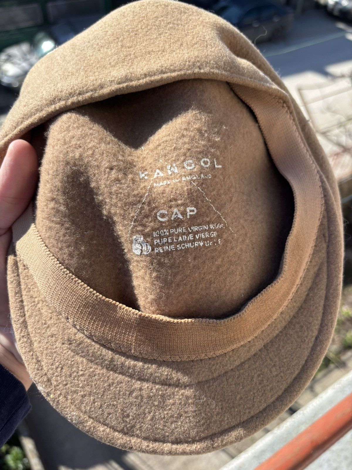 Kangol Kangol Virgin Wool Cabbie Newsboy Hat Cap Light Brown Size ONE SIZE - 5 Thumbnail