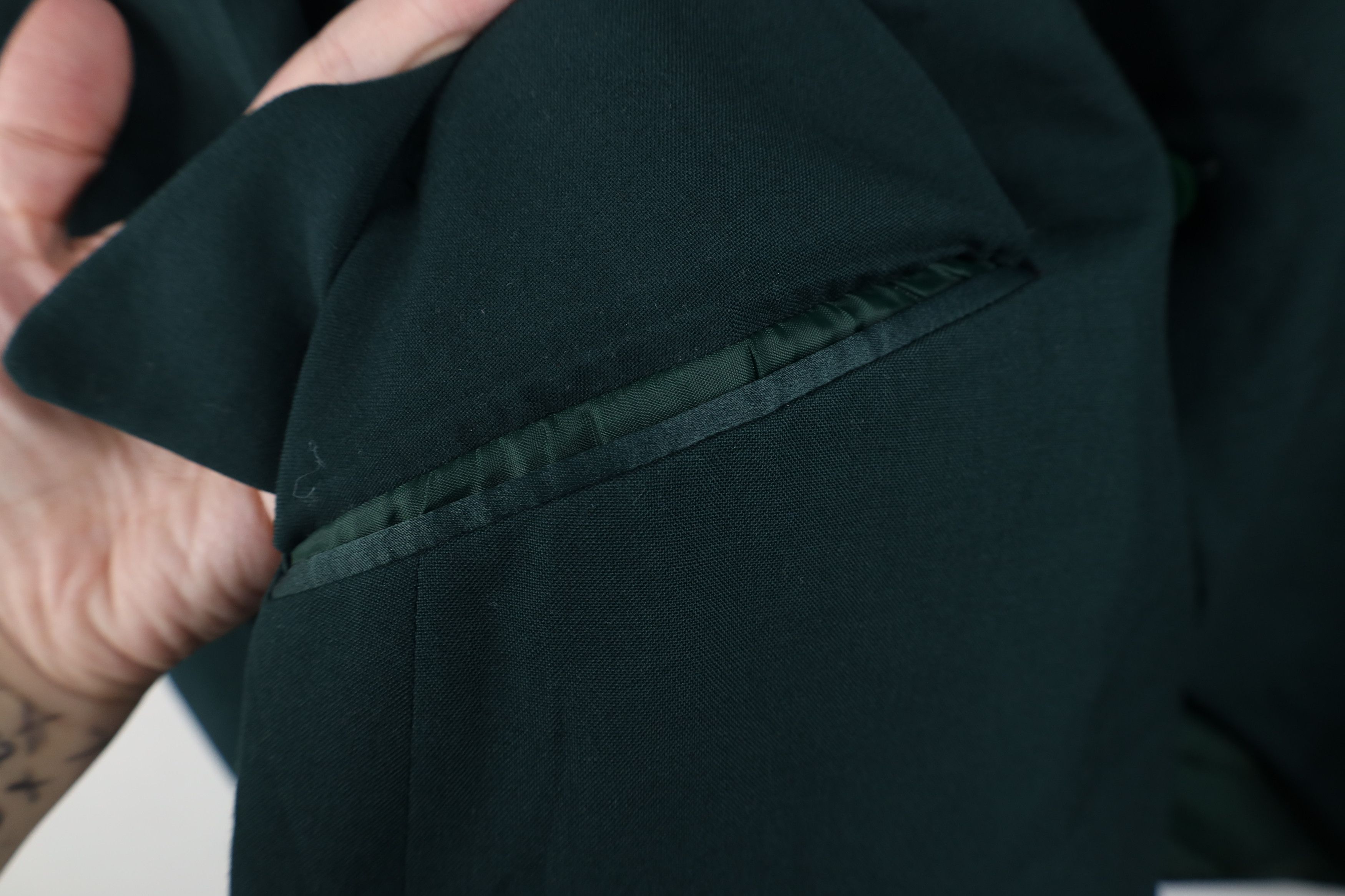 Vintage Vintage 50s Rockabilly Smoking Prom Tuxedo Jacket Green USA Size US XXL / EU 58 / 5 - 8 Thumbnail