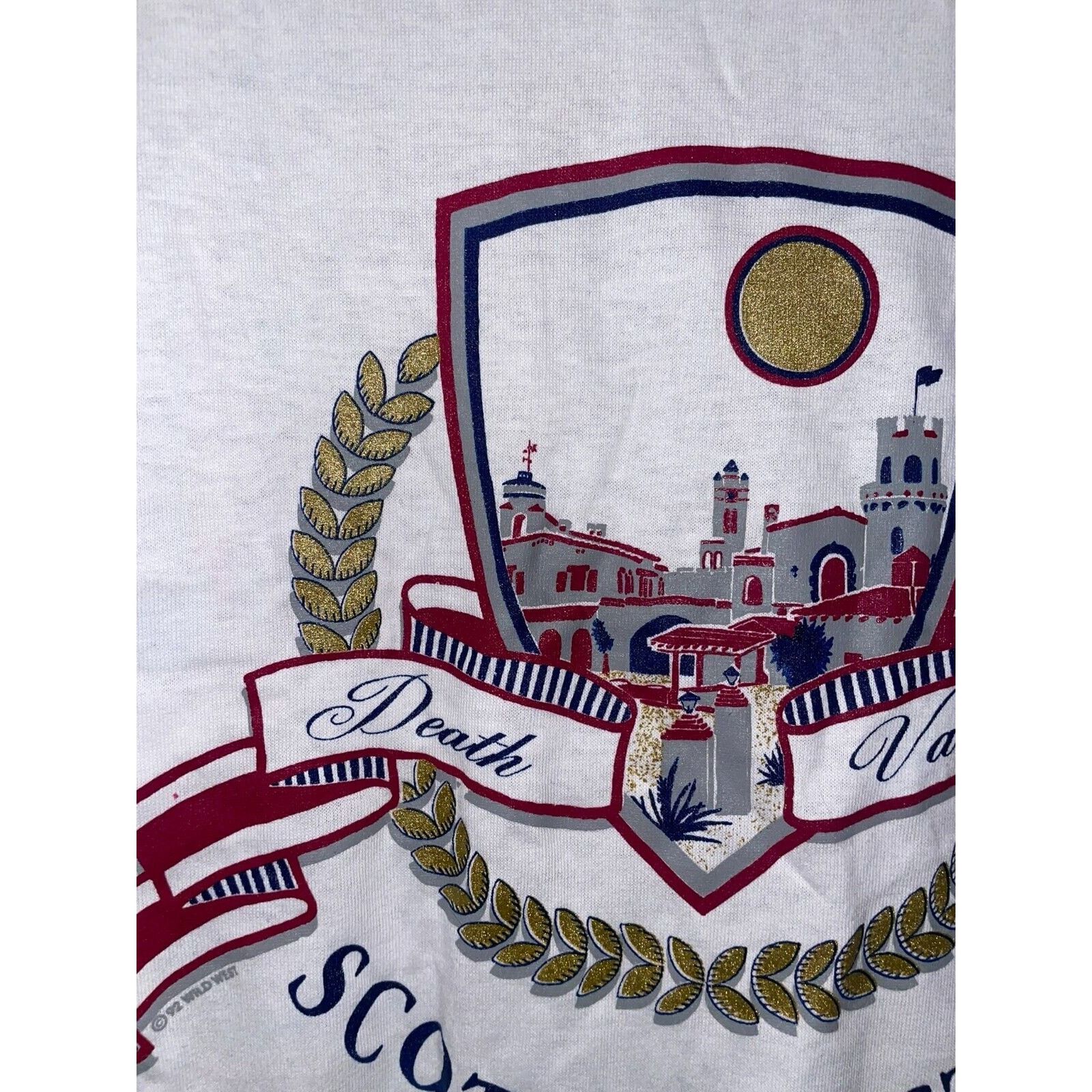 Jerzees Vintage Scotty's Castle Mouth Rushmore Misprint White M Tee Size US M / EU 48-50 / 2 - 3 Thumbnail