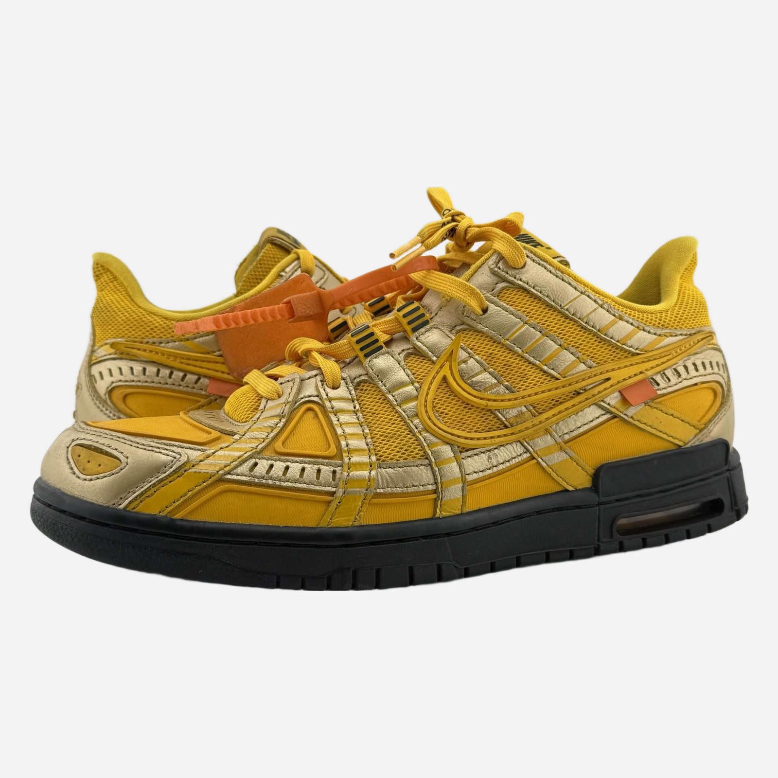 Nike Nike Air Rubber Dunk Off White University Gold Size US 9 / EU 42 - 1 Thumbnail