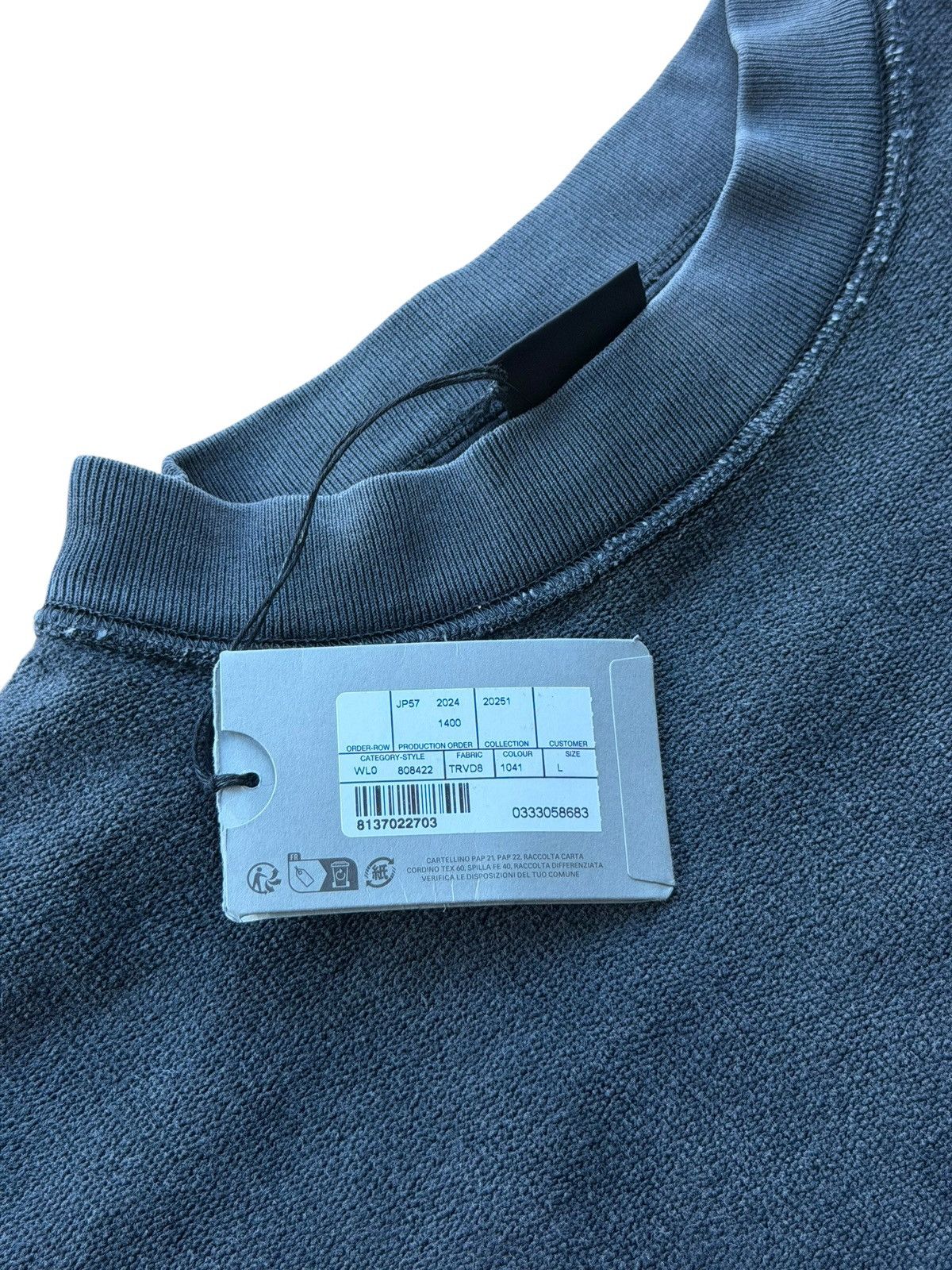 Balenciaga *RARE* BALENCIAGA DEMNA METALHEAD INSIDE OUT CREWNECK LARGE Size US L / EU 52-54 / 3 - 7 Thumbnail