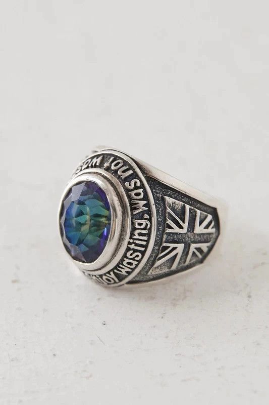 Vintage Silver signet ring US 9.5 Size ONE SIZE - 1 Thumbnail
