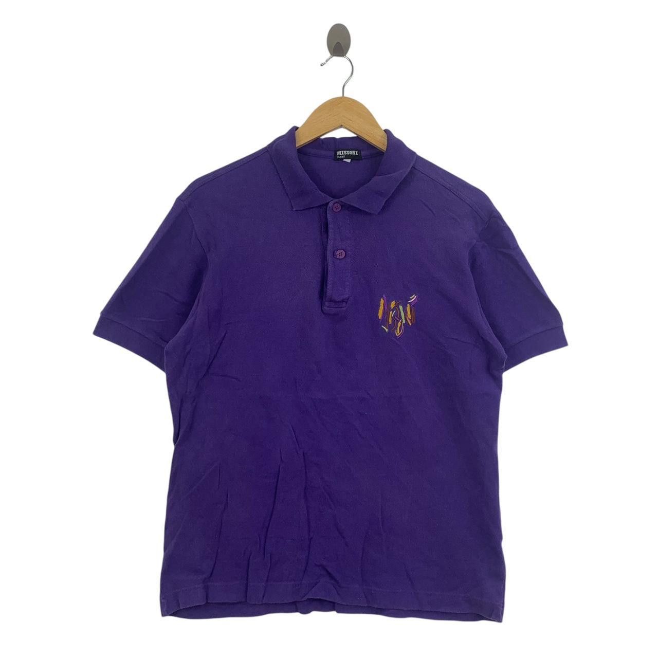 Missoni Vintage MISSONI MARE COLLECTION Embroidered Tee Shirt Top Size US M / EU 48-50 / 2 - 1 Thumbnail