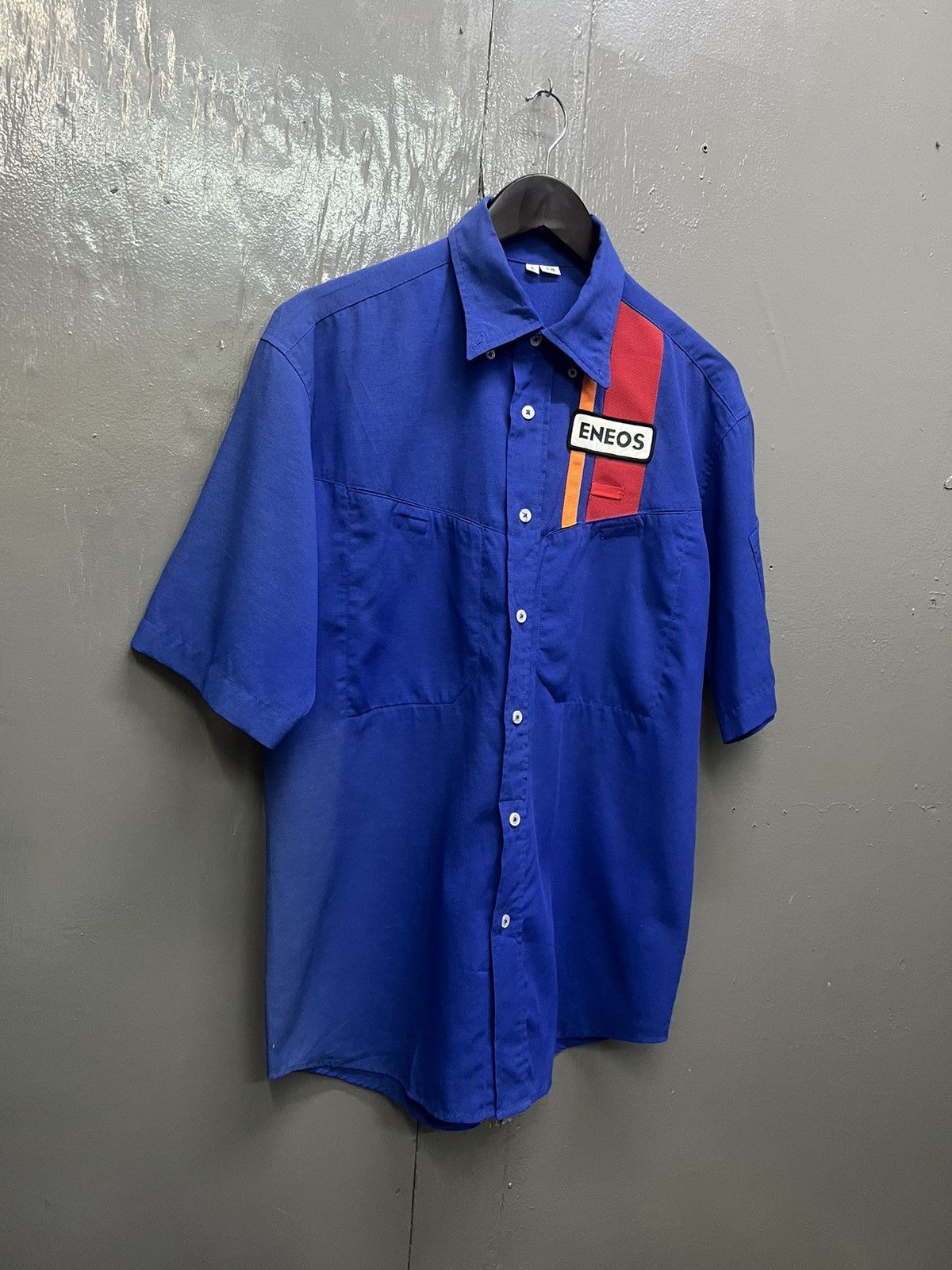 Japanese Brand Eneos Shirt Button Up Size US L / EU 52-54 / 3 - 3 Thumbnail