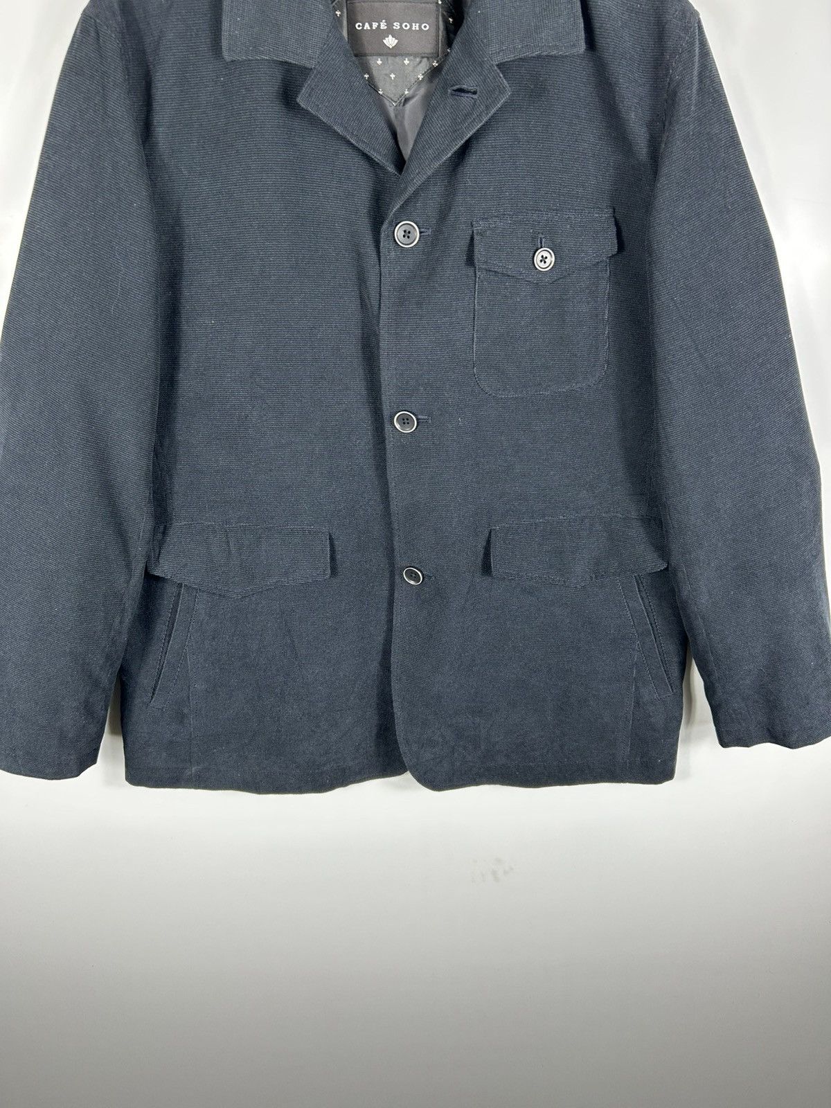 Japanese Brand × Vintage 🔥Cafe Soho Button Shirt Jacket Size US L / EU 52-54 / 3 - 5 Thumbnail