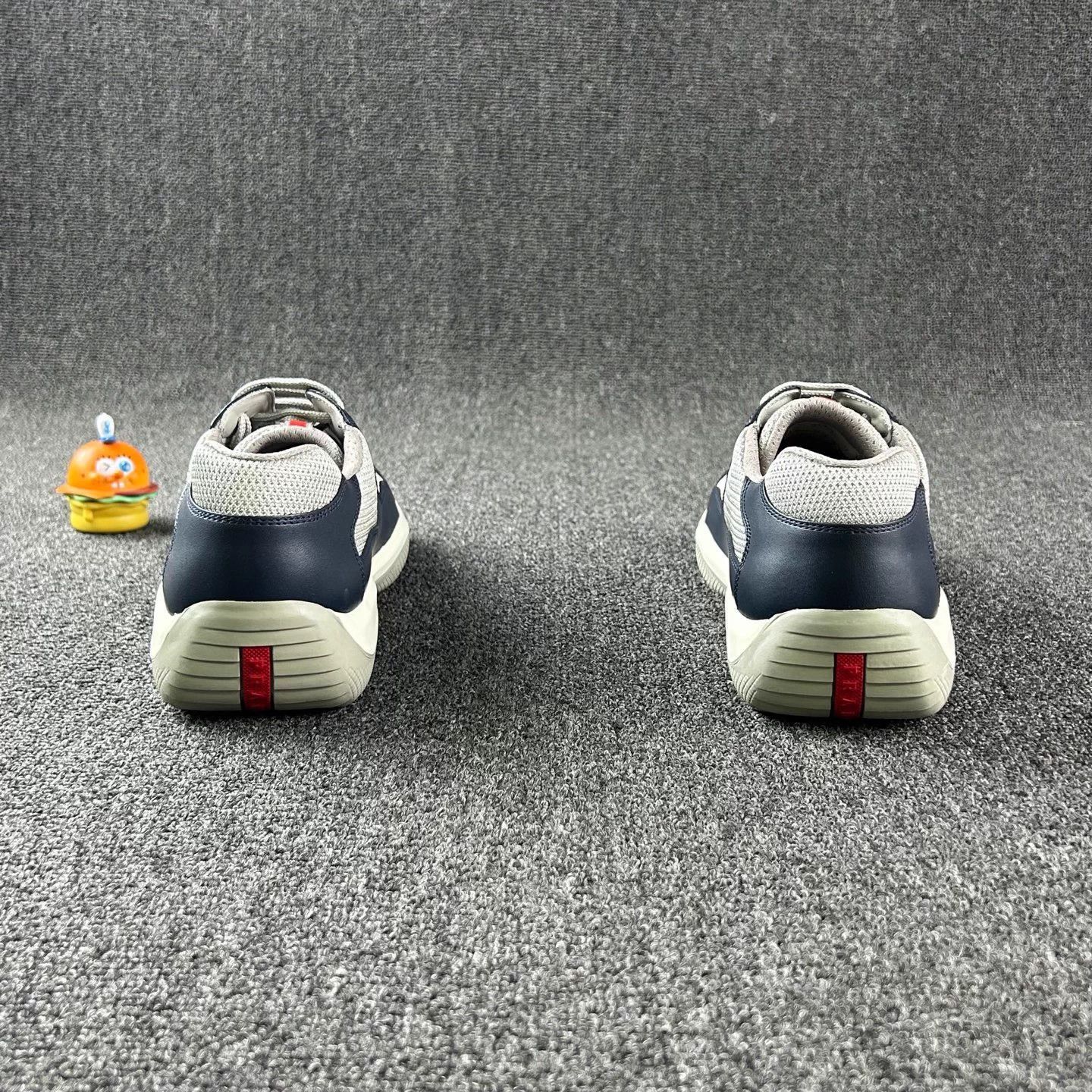 Prada Prada trendy casual sneakers blue gray colorblock Size US 10 / EU 43 - 5 Thumbnail