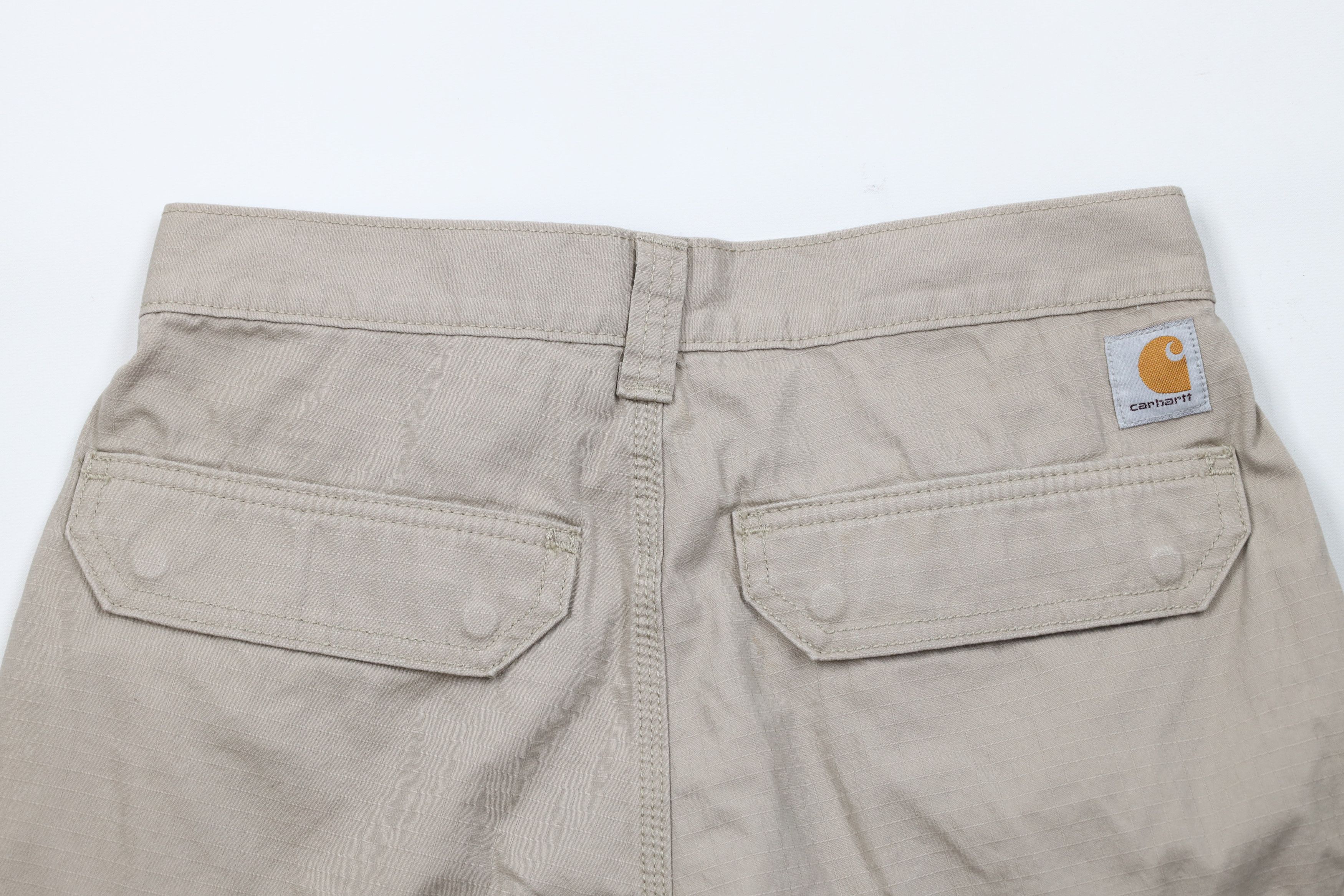 Carhartt × Vintage Vintage Carhartt Relaxed Fit Ripstop Dungaree Shorts Size US 30 / EU 46 - 9 Thumbnail