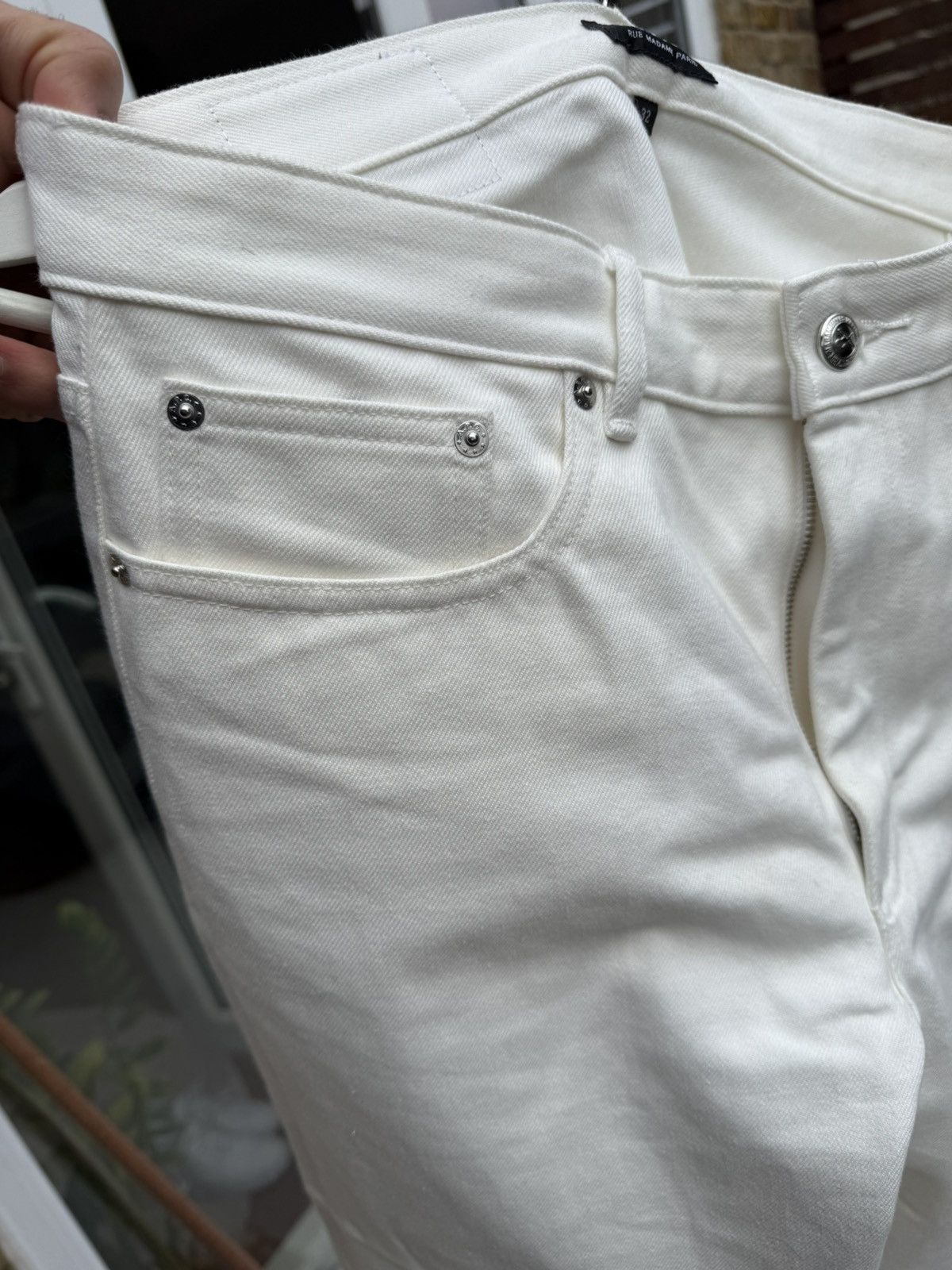 A.P.C. A.P.C FOR L'ETIQUETTE - LE JEAN, white denim Size US 32 / EU 48 - 8 Thumbnail