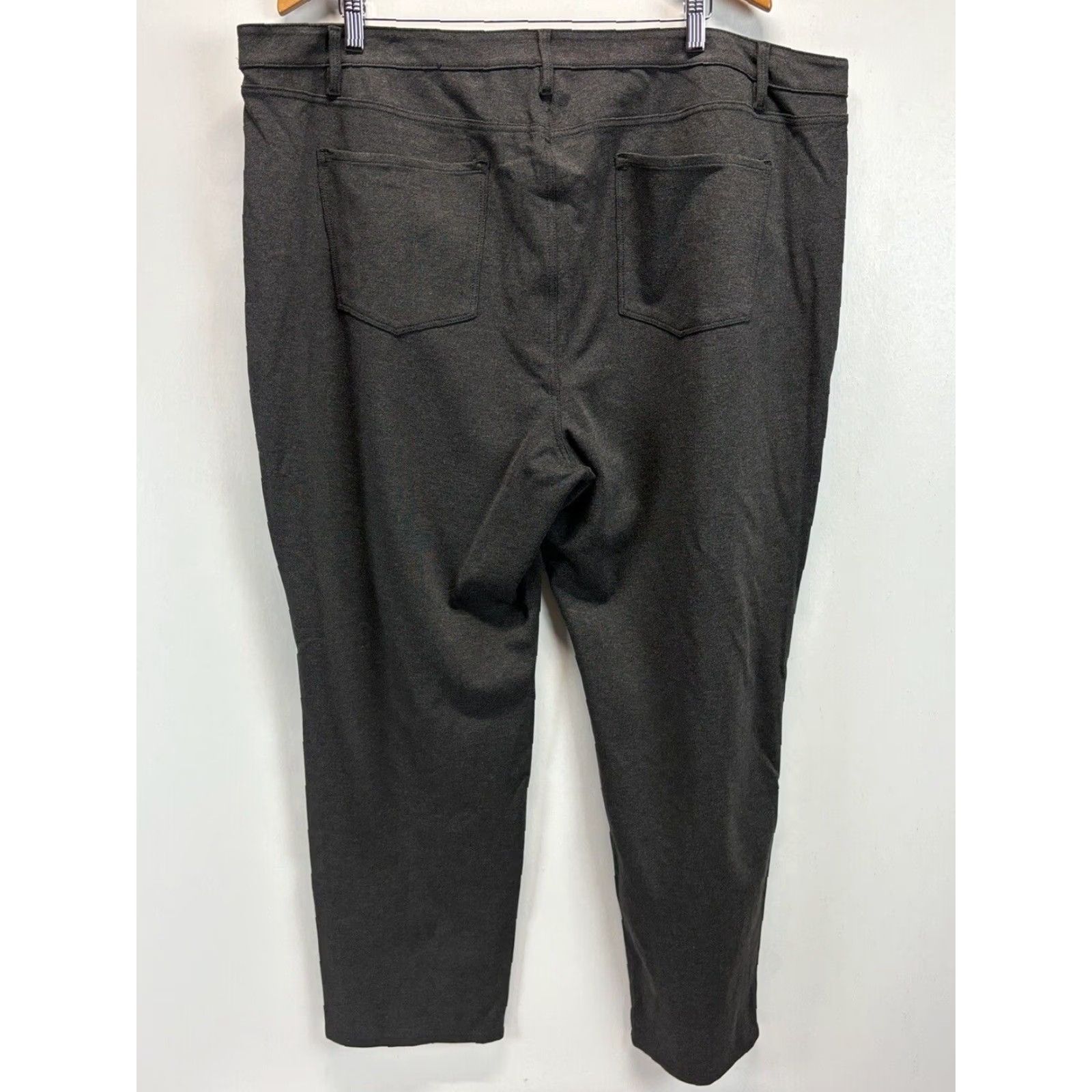 Talbots Talbots Pants Women 24W Gray Knit High Waist Straight Leg Dress Pants Career Business Womens Size 42" / US 20 - 3 Thumbnail