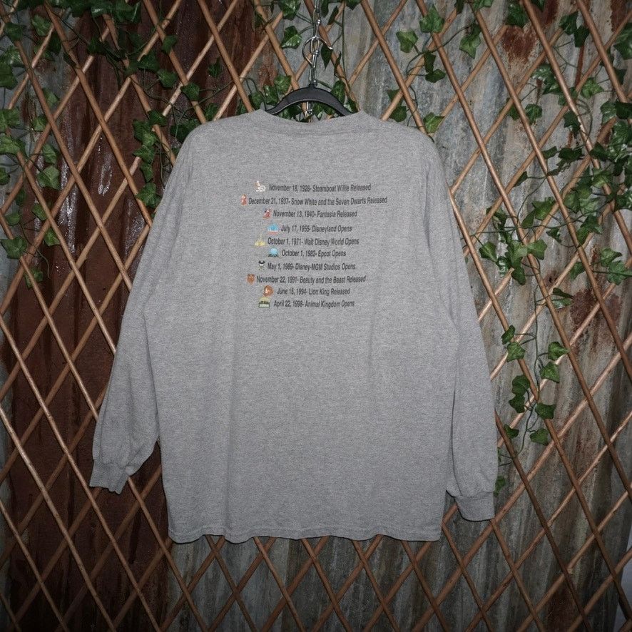 Disney XL - Vintage Y2K Disneyland goofy mickey 1990s LS t-shirt Size US XL / EU 56 / 4 - 2 Thumbnail