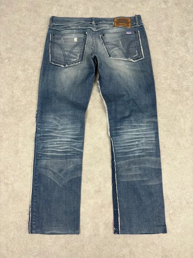 Dolce & Gabbana AW2006 Dolce & Gabbana Navy Distressed Jeans Size US 32 / EU 48 - 5 Thumbnail