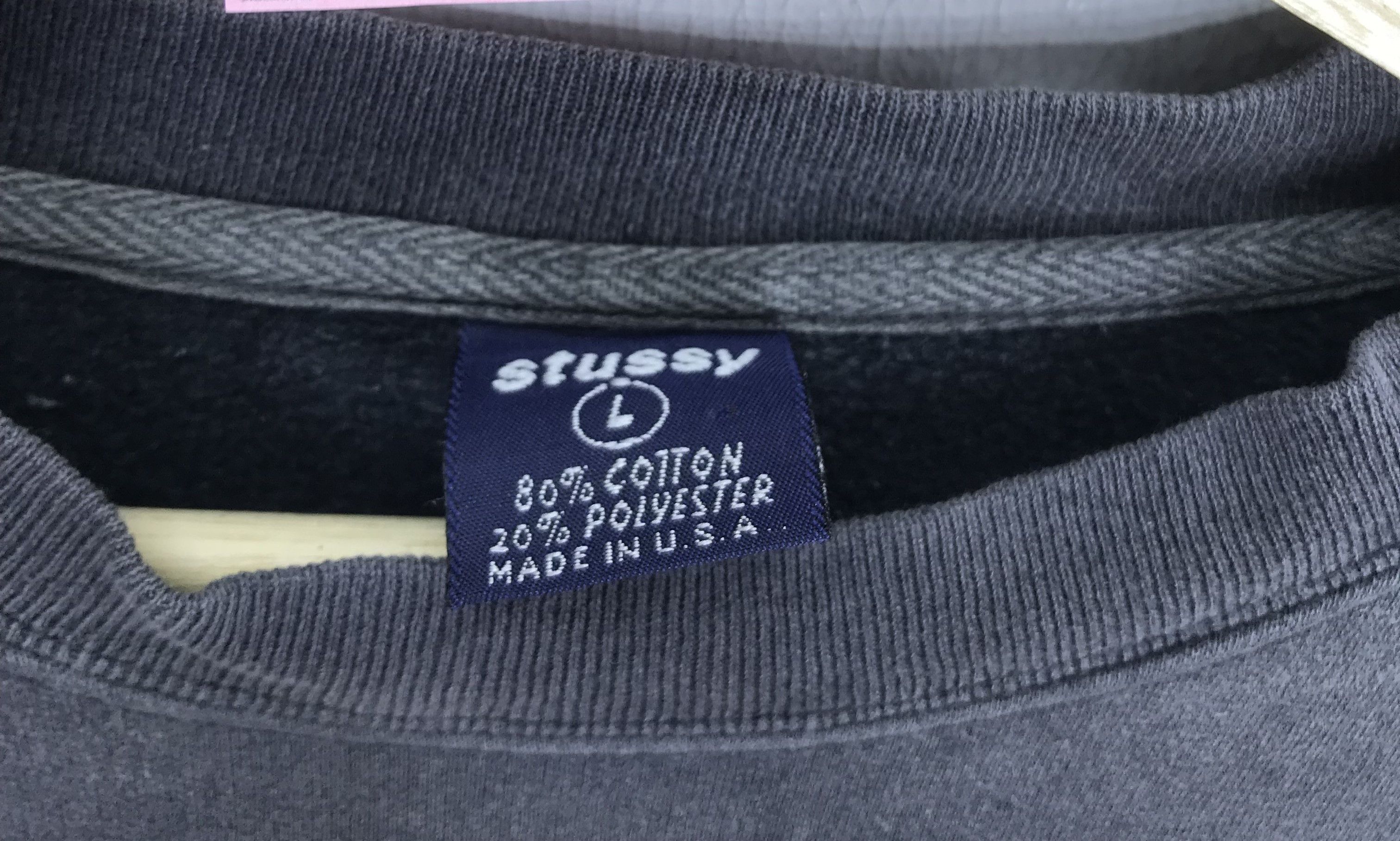 Stussy Vintage 90's Stussy Usa Faded Black Skateboarding Streetwear Size US L / EU 52-54 / 3 - 9 Thumbnail