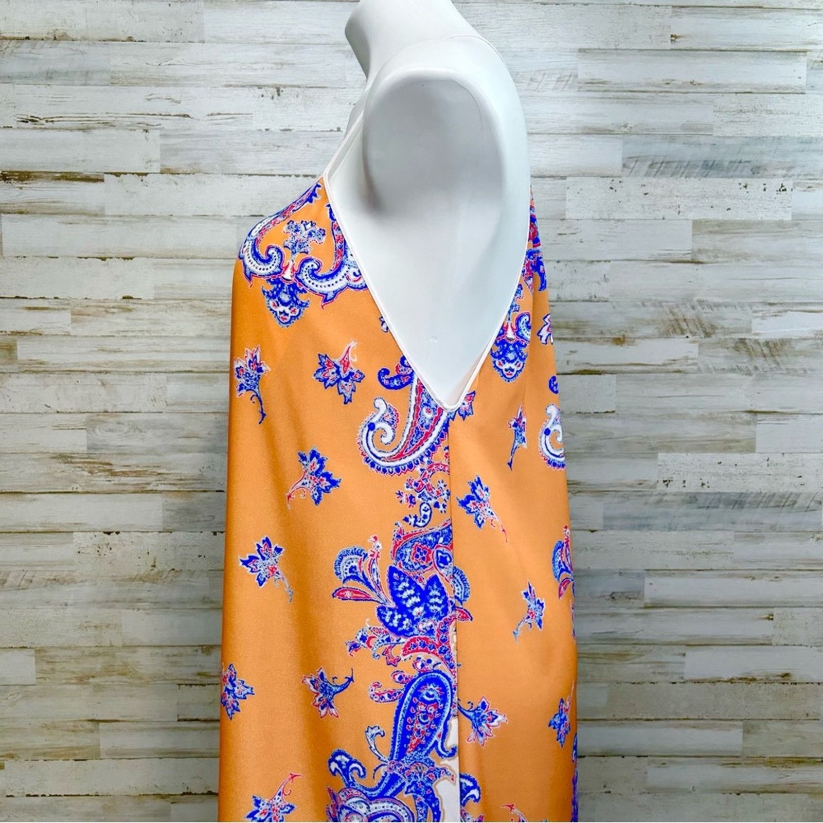 Clover Canyon Clover Canyon Halter Scarf Maxi Dress Size S Sleeveless Size S / US 4 / IT 40 - 6 Thumbnail