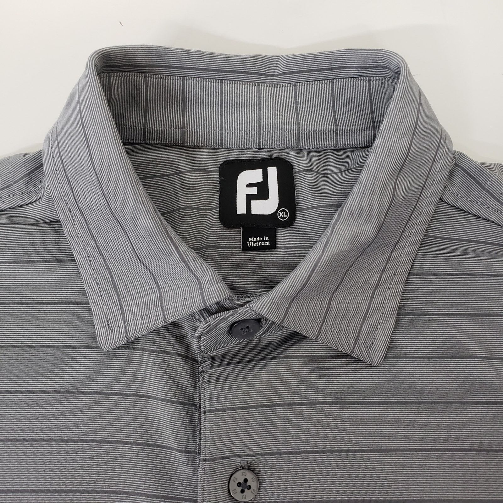 Footjoy Footjoy FJ Golf Performance Polo Shirt Striped Logo Size US XL / EU 56 / 4 - 11 Thumbnail