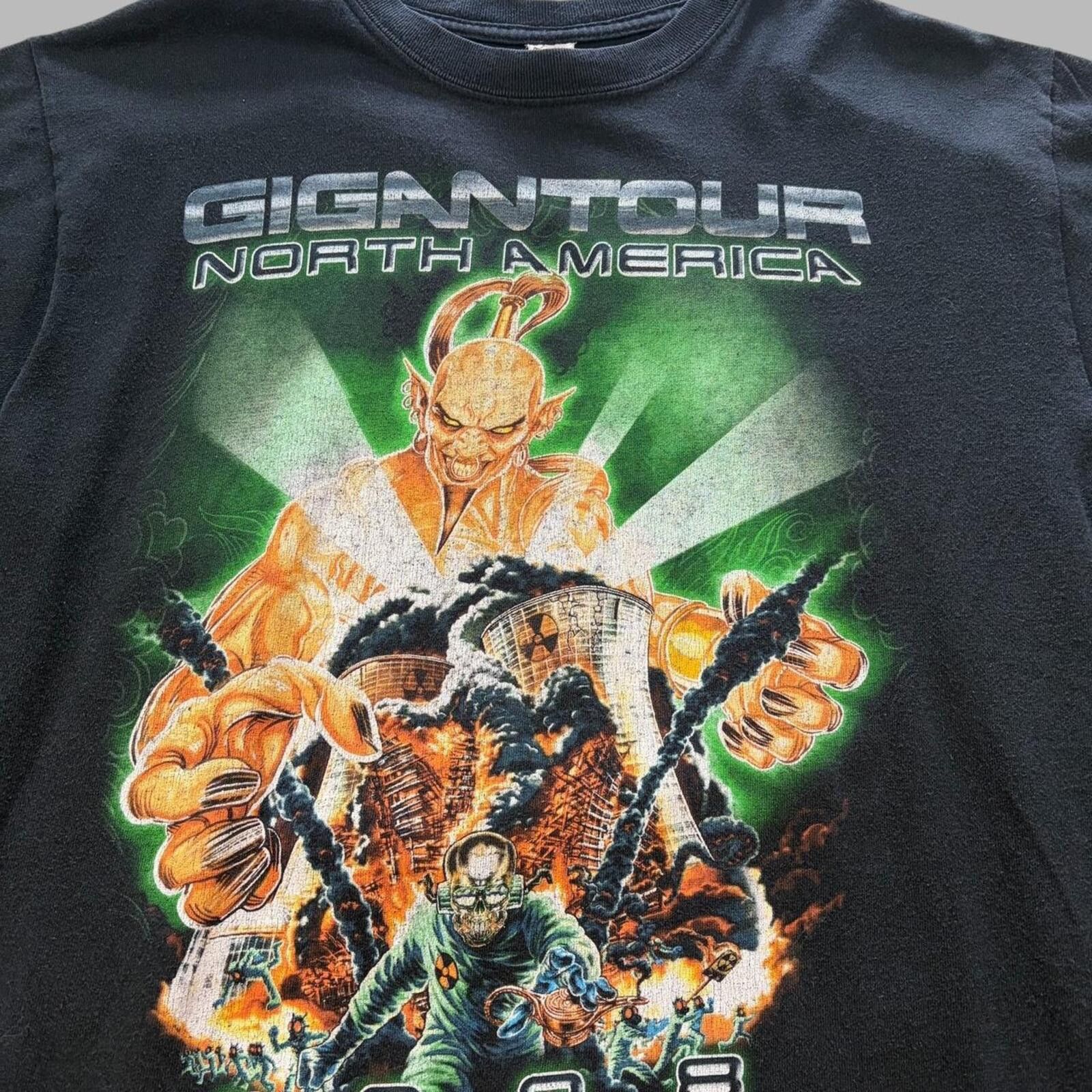 Vintage 2008 Gigantour Metal Tour Tee Size US L / EU 52-54 / 3 - 2 Thumbnail