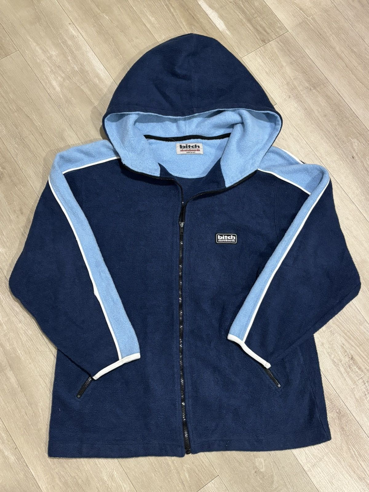 Other Vintage 90s Bitch Stakeboard Hoodie Zipper Jacket Size US M / EU 48-50 / 2 - 1 Thumbnail