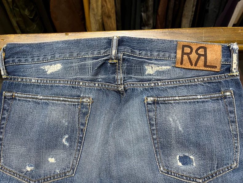 RRL Ralph Lauren RRL Ralph Lauren Making old patches to damage jeans with l Size US 32 / EU 48 - 6 Thumbnail