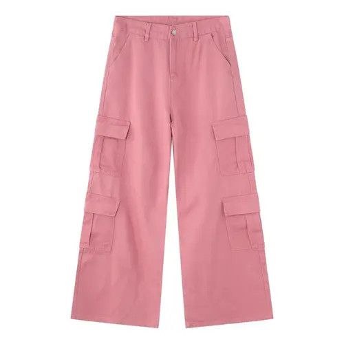 Japanese Brand Hazaki x Aoshi Fashion retro y2k pink cargo pants Size US 34 / EU 50 - 6 Thumbnail