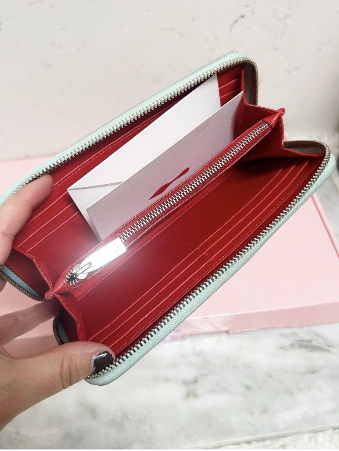 Christian Louboutin Authentic Christian Louboutin Panettone Spiked Pastel Wallet Size ONE SIZE - 7 Thumbnail