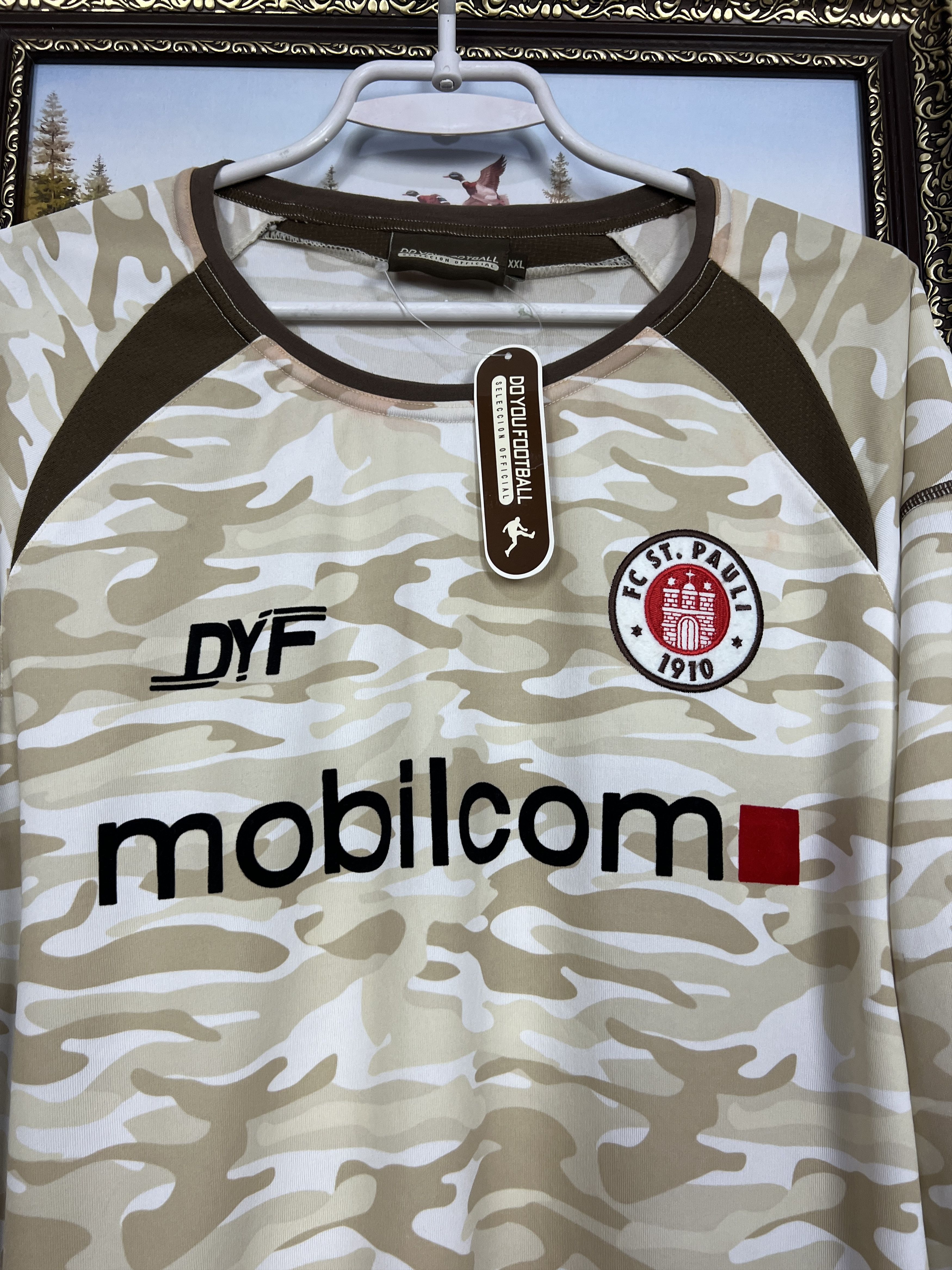 Vintage St Pauli football shirt Soccer Long Sleeve Jersey Trikot Size US XXL / EU 58 / 5 - 2 Thumbnail