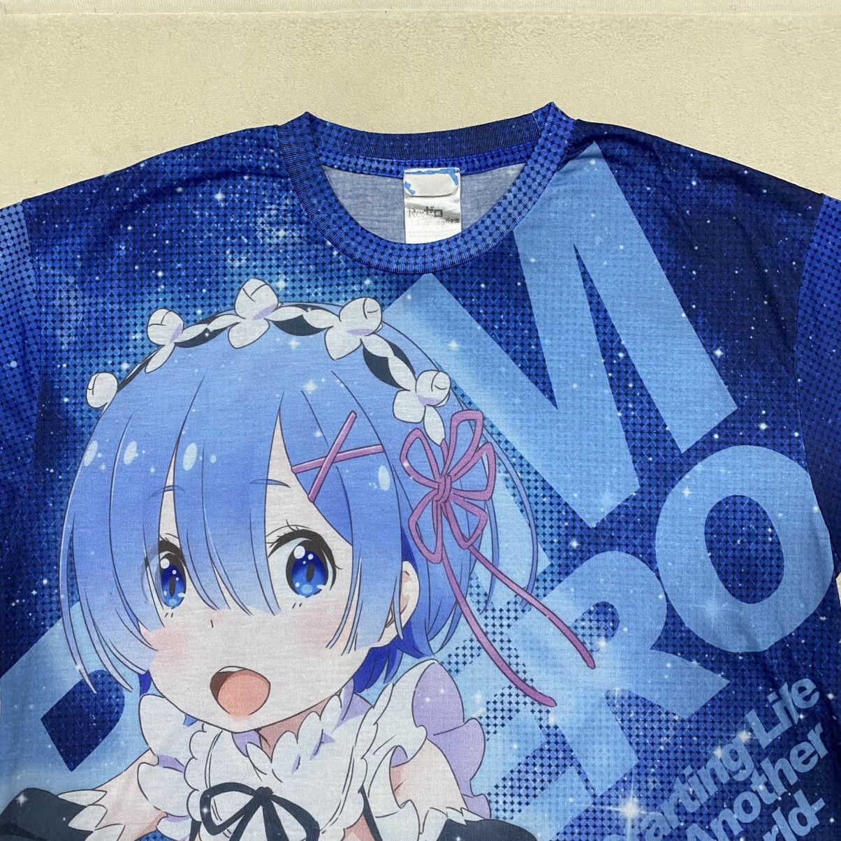 Anime × Japanese Brand Anime RE:ZERO REM Full Print T-shirt Size US L / EU 52-54 / 3 - 2 Thumbnail
