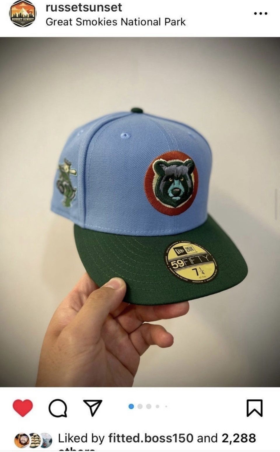New Era Myfitteds Tennessee smokies “ great smokies NP inspired size Size ONE SIZE - 7 Thumbnail