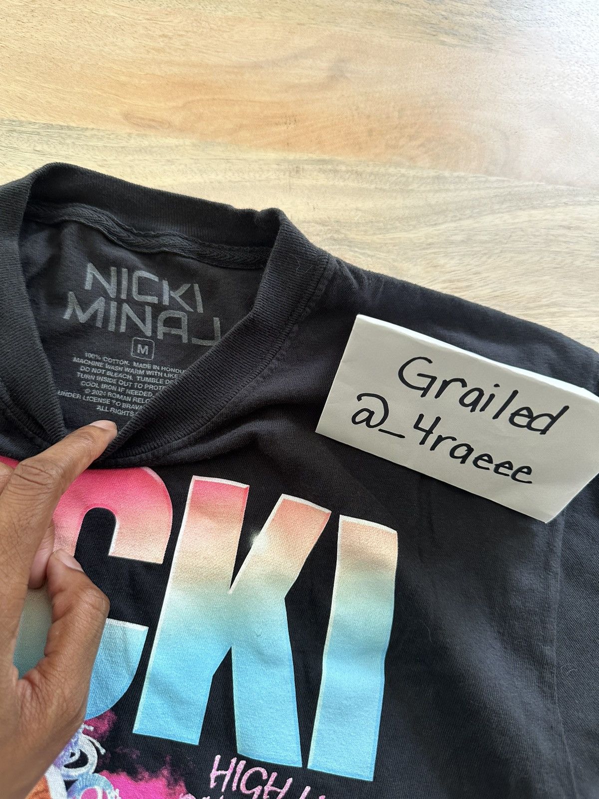 Rap Tees Nicki Minaj PF2 T-Shirt Size M / US 6-8 / IT 42-44 - 3 Thumbnail
