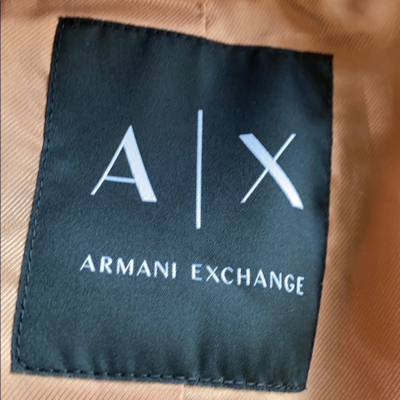 Armani Exchange Armani women’s jacket Blazer tan plaid NWT Size XL / US 12-14 / IT 48-50 - 5 Thumbnail