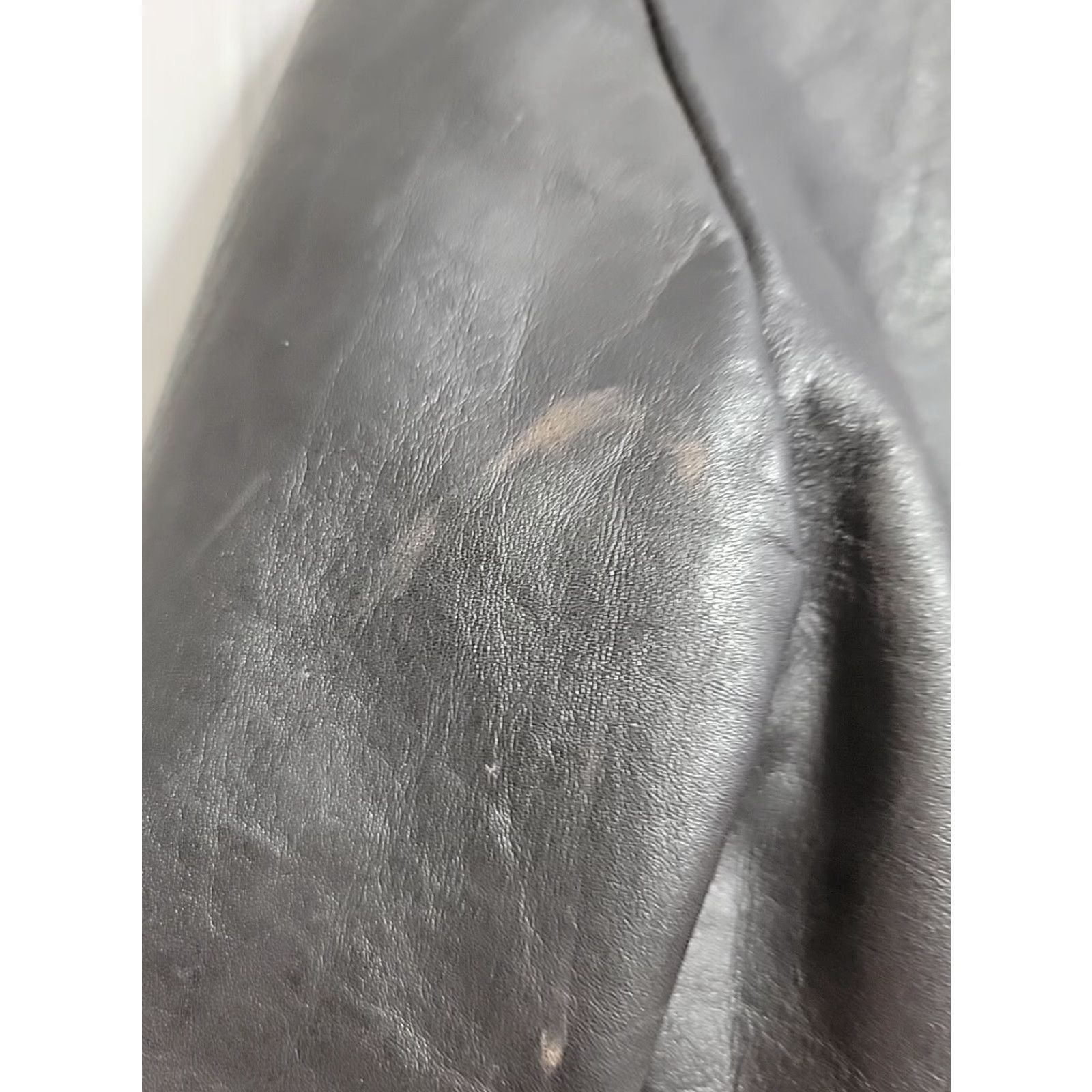 Vintage VINTAGE Passaic Leather Jacket Womens 10 Black Motorcycle Biker Cafe Racer Jacket Woman Regular Long Sleeve Zip Size L / US 10 / IT 46 - 5 Thumbnail