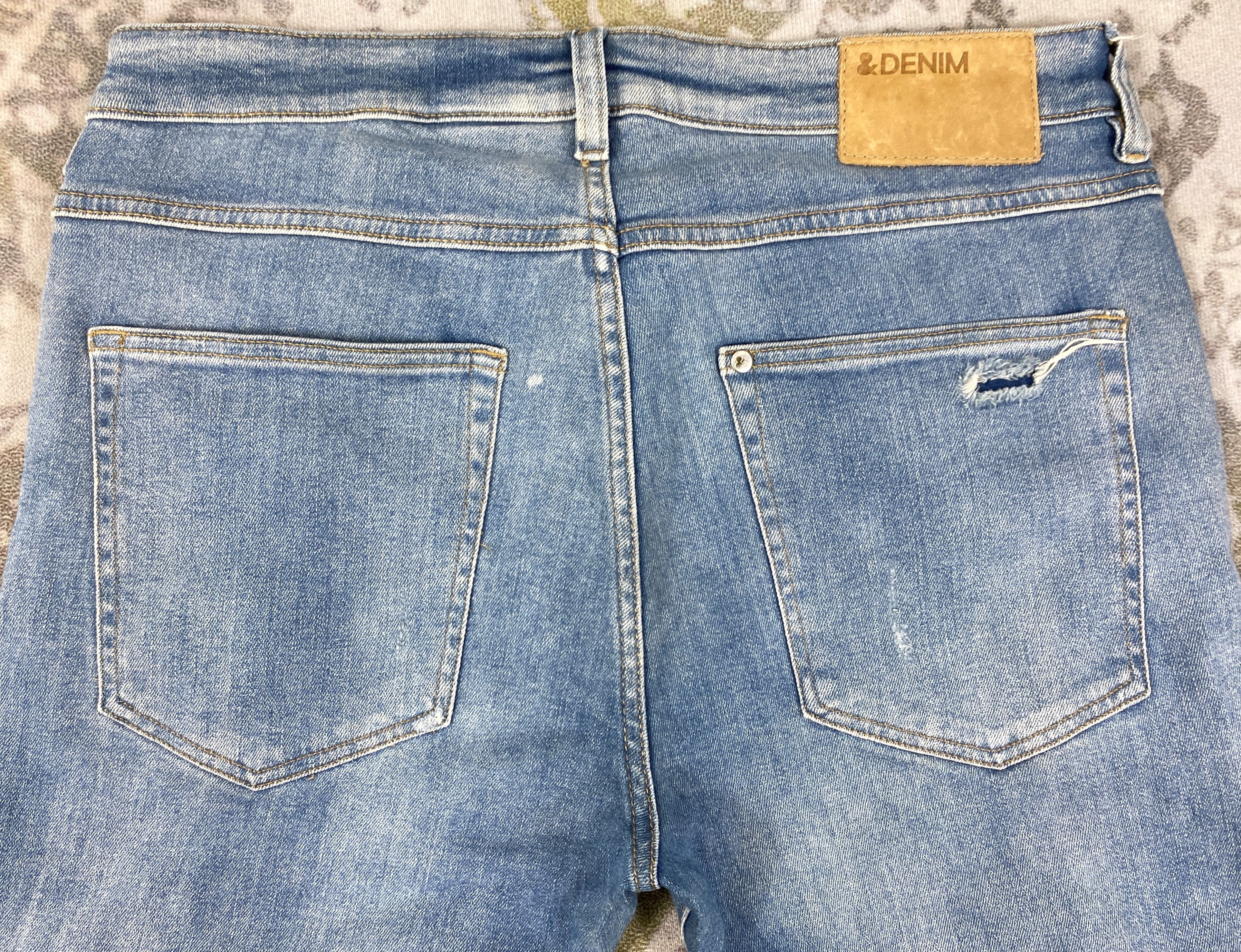 H&M H&M Japanese Brand Distressed Denim 34x28.5 -JN013 Size US 34 / EU 50 - 4 Thumbnail