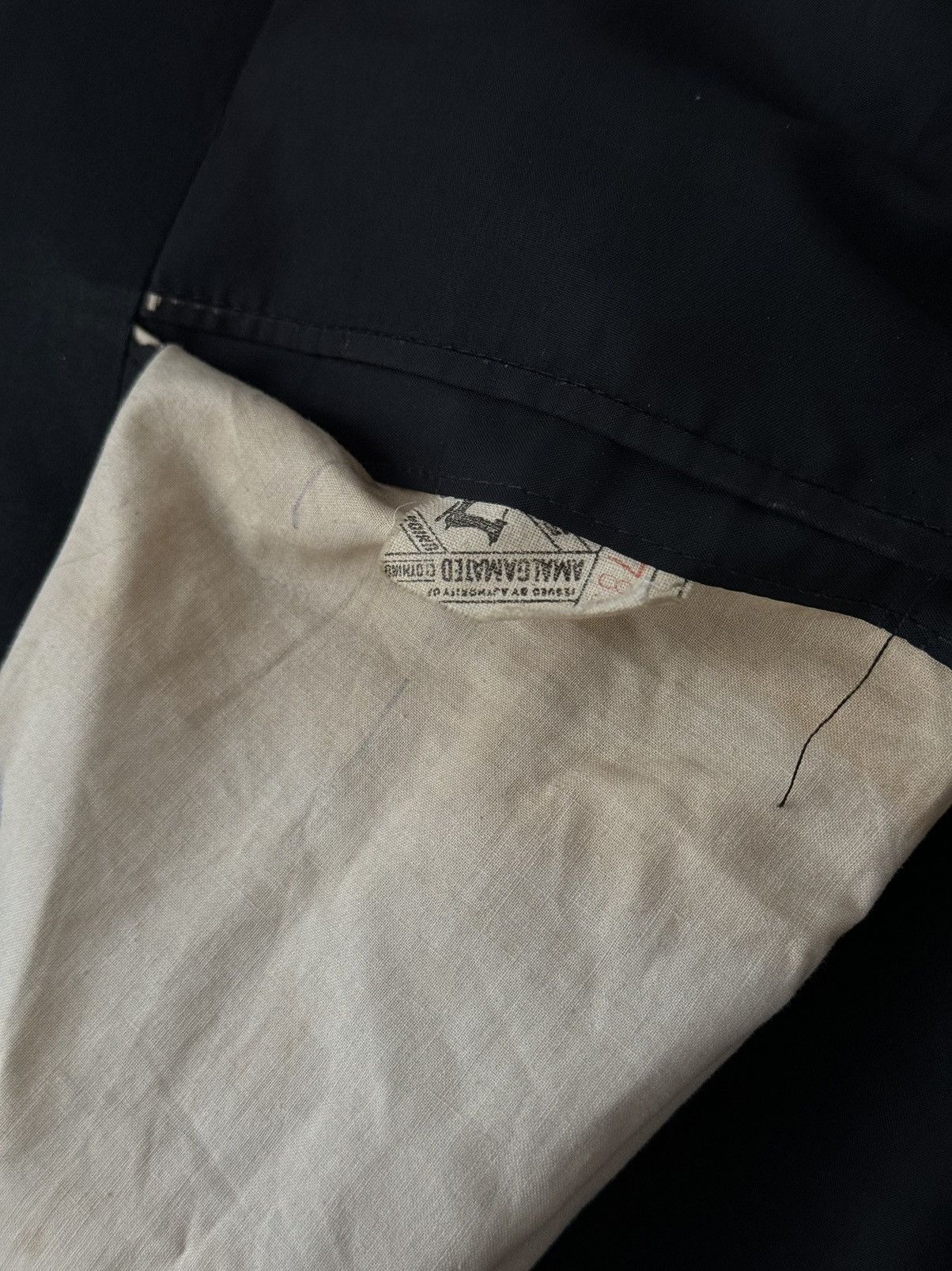 Vintage ≈1960s Vintage American ‘Union Label’ Tuxedo Blazer Jacket Size 42R - 7 Thumbnail