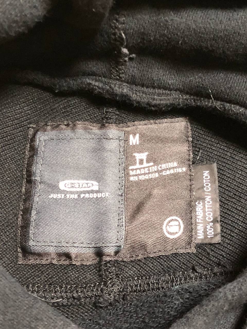 G-Star Y2K hoodie G-Star Raw vintage big logo black streetwear Size US M / EU 48-50 / 2 - 2 Thumbnail