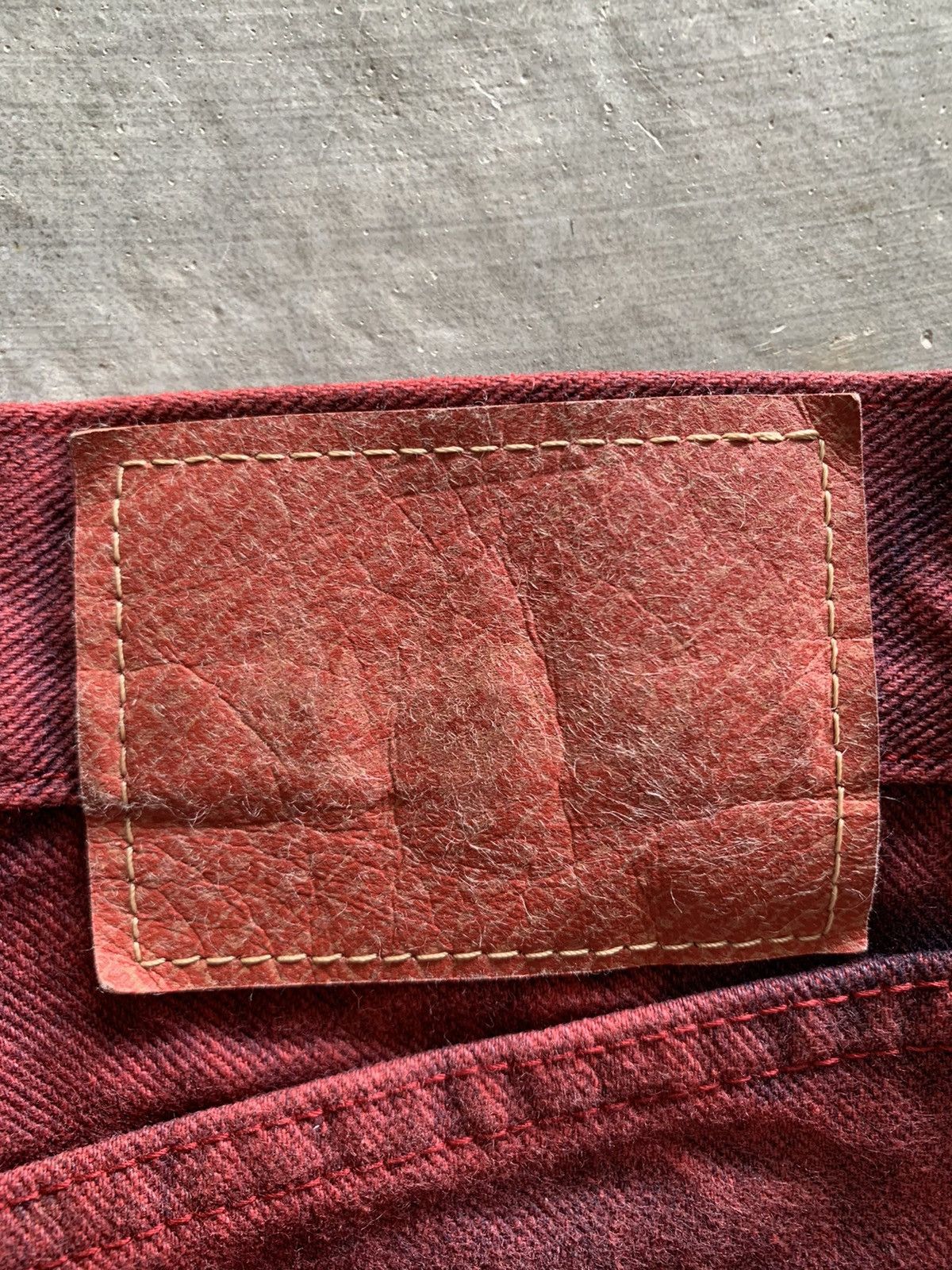 If Six Was Nine flare smoky red black bobson jeans japanese Size US 30 / EU 46 - 13 Thumbnail