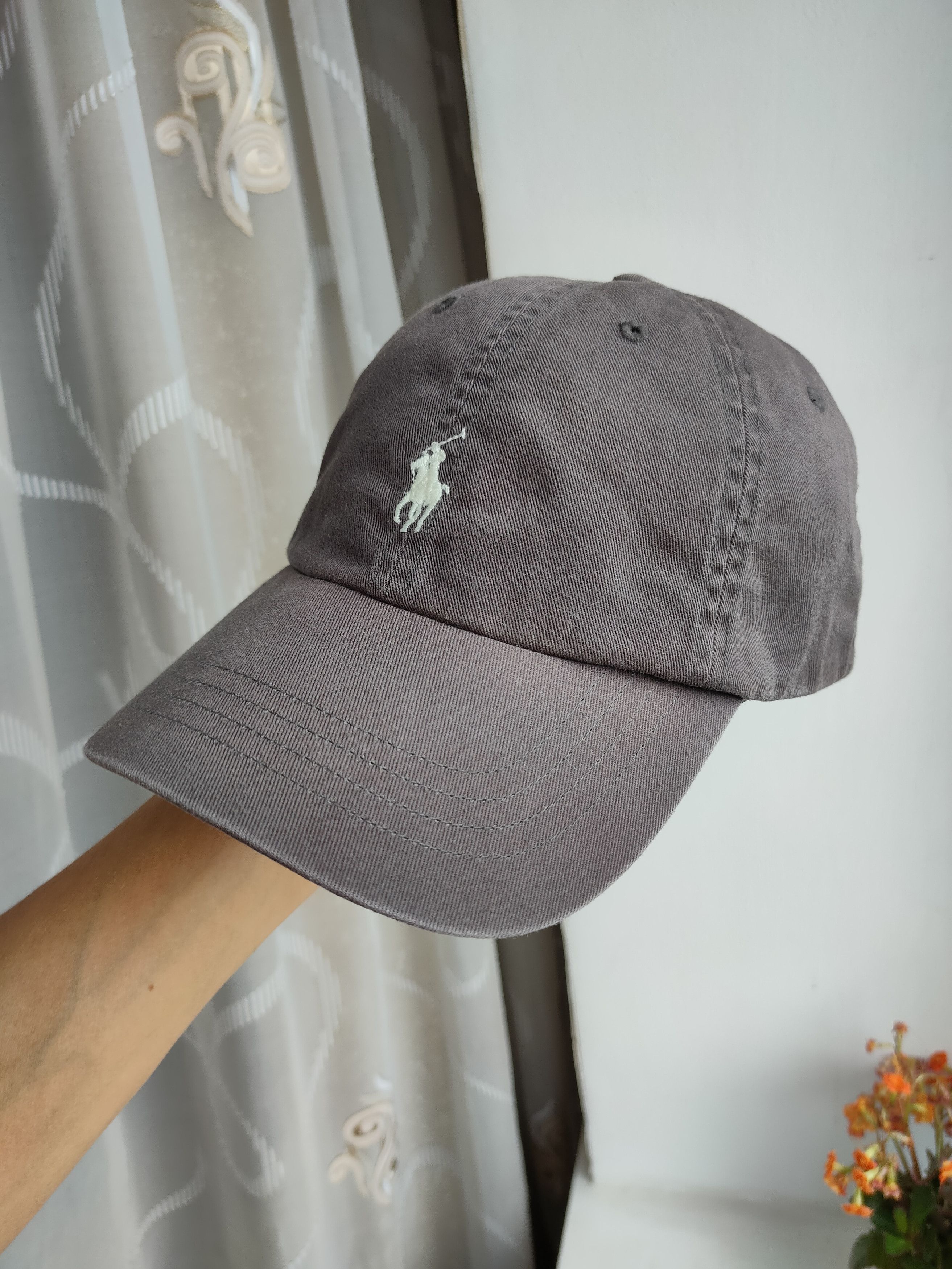 Polo Ralph Lauren Polo Ralph Lauren Gray Cap RL Polo Cap Size ONE SIZE - 4 Thumbnail