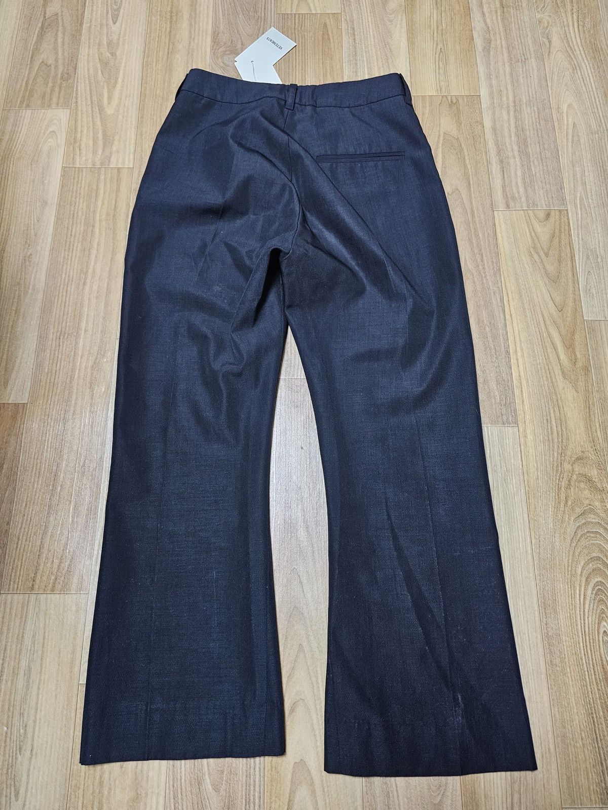 Vetements S Vetements flared cropped pants Size US 27 - 2 Thumbnail