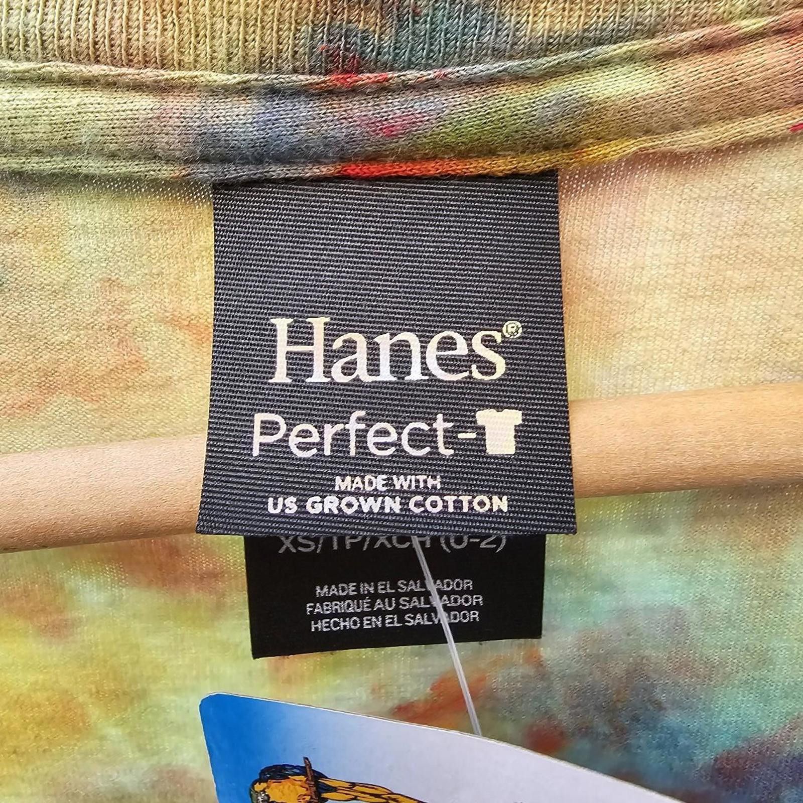 Hanes Hanes Tie-Dye Multicolored T-shirt Size XS / US 0-2 / IT 36-38 - 8 Thumbnail