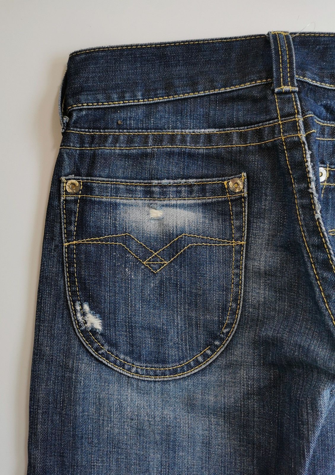 Replay Replay Italy Distressed Jeans Size 28" / US 6 / IT 42 - 8 Thumbnail