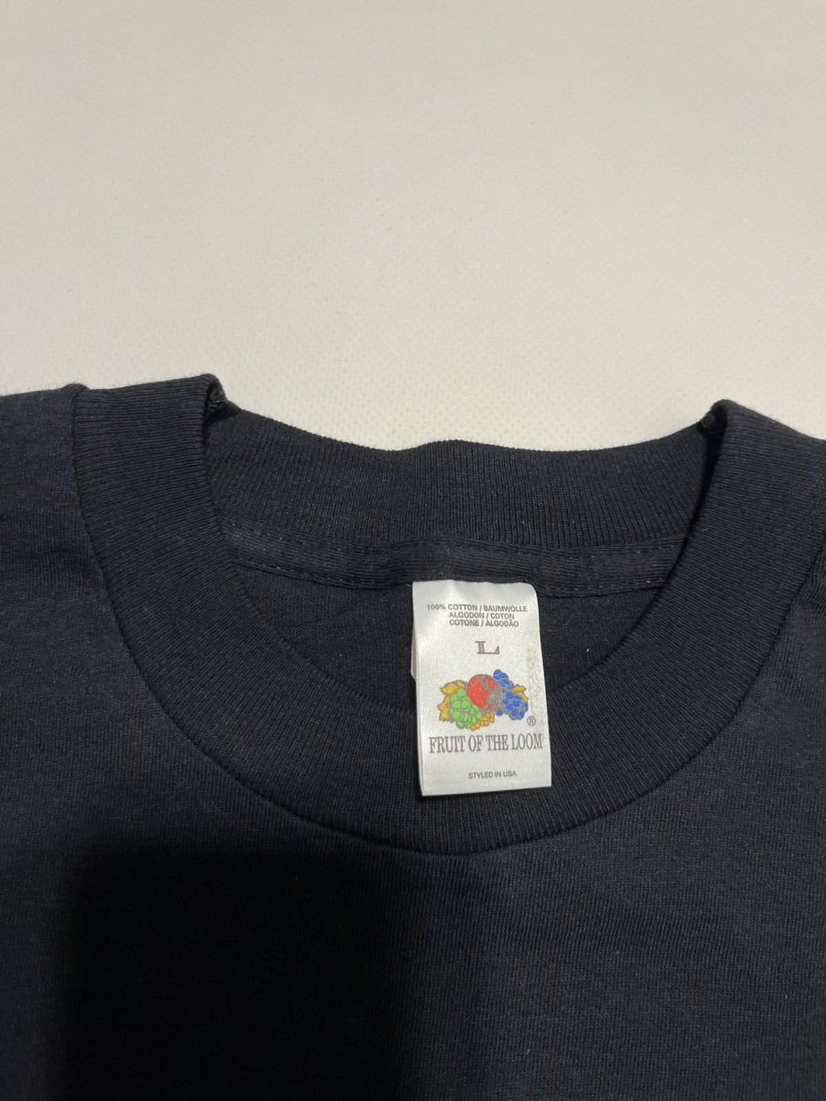 Vintage Vintage 90s perfect fit single stitch blank tee Size US L / EU 52-54 / 3 - 3 Thumbnail