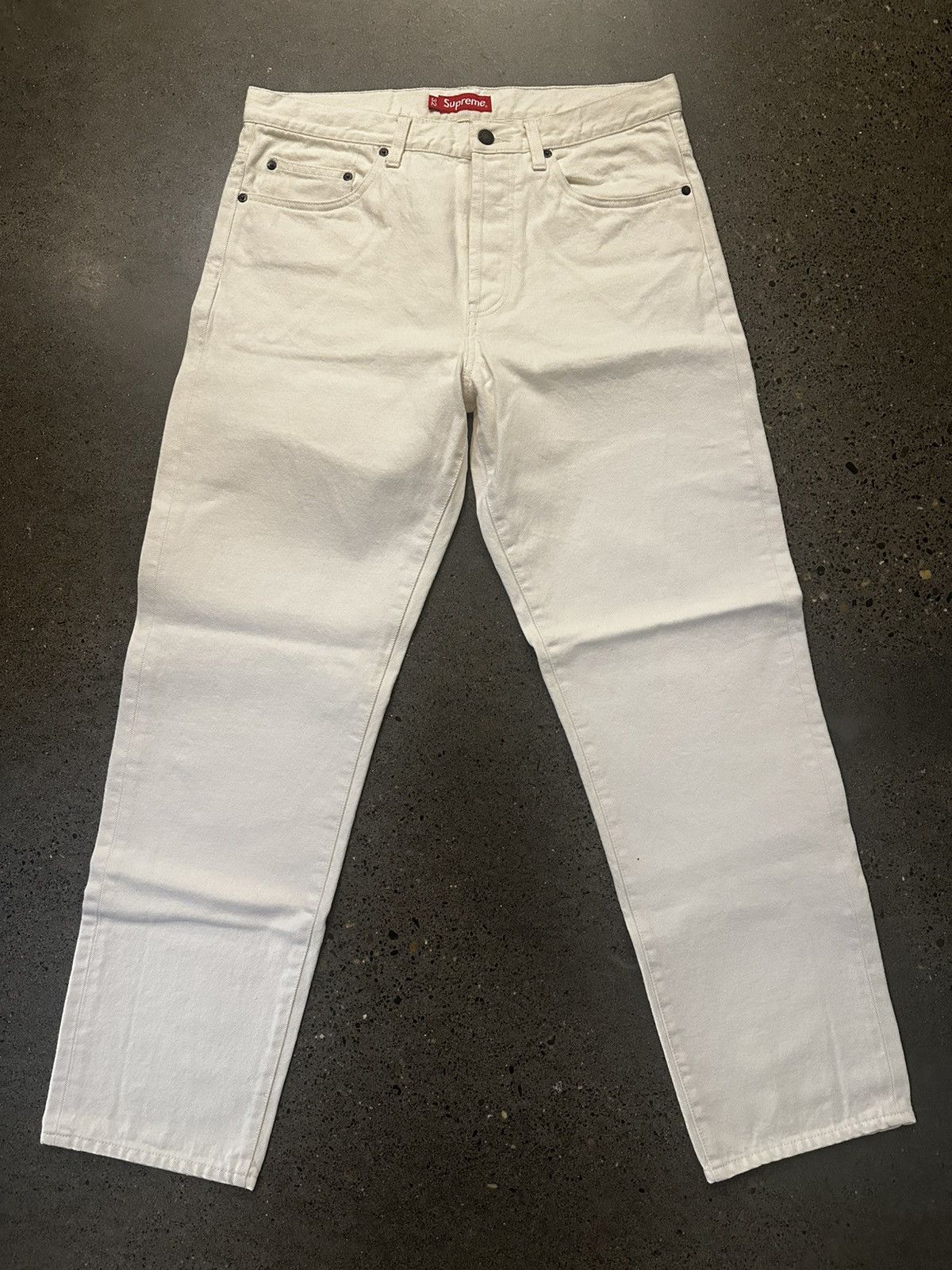 Supreme Supreme Regular Jeans - Dyed Rust (FW22) | Grailed